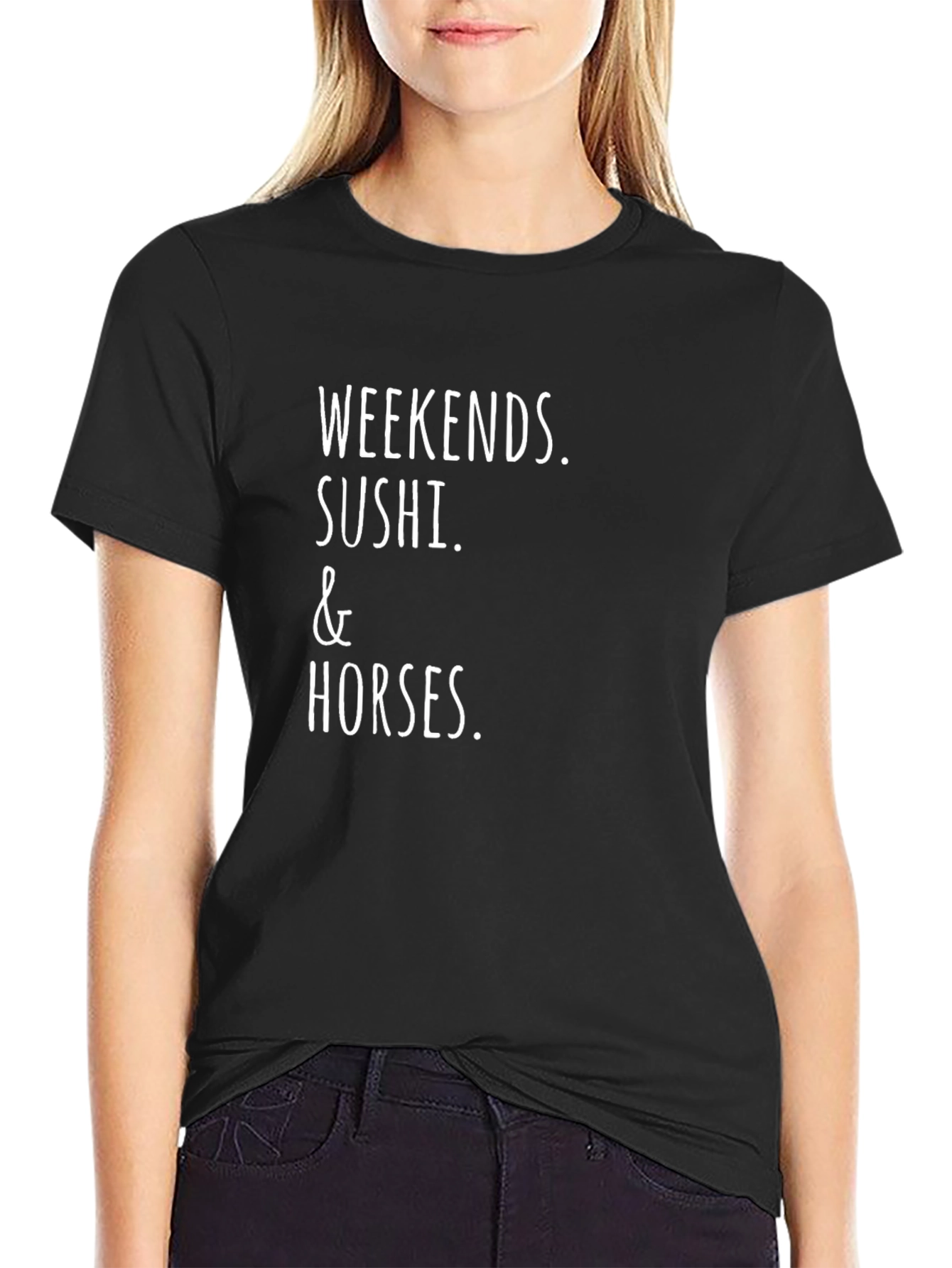 Weekends Sushi & Horses Tee