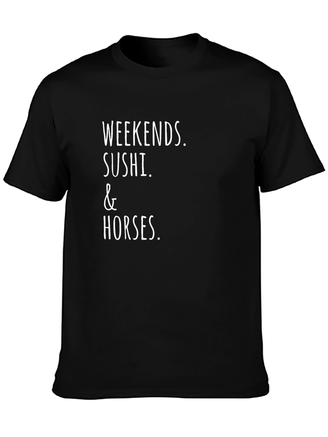 Weekends Sushi & Horses Tee