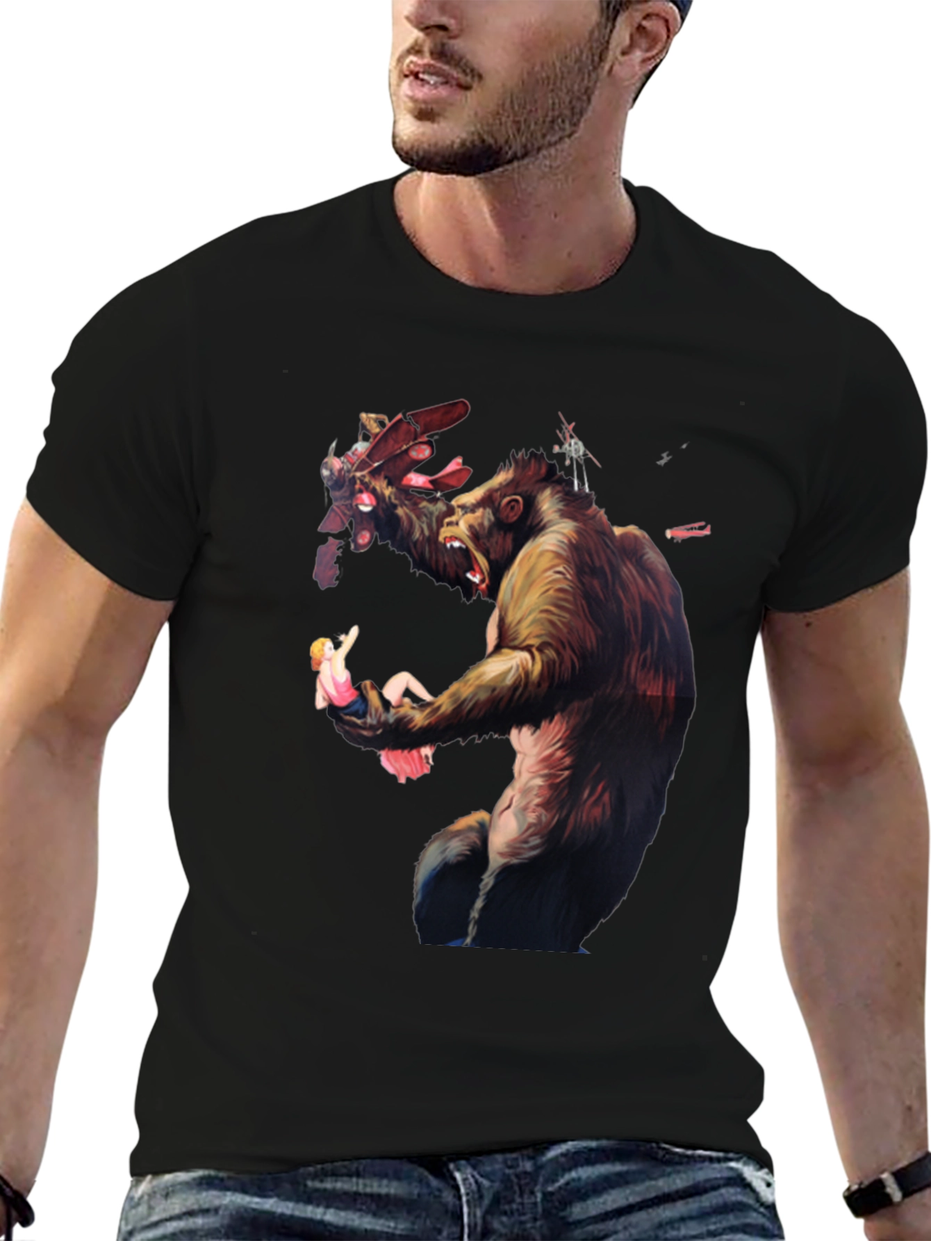 King Kong Graphic Tee - Black