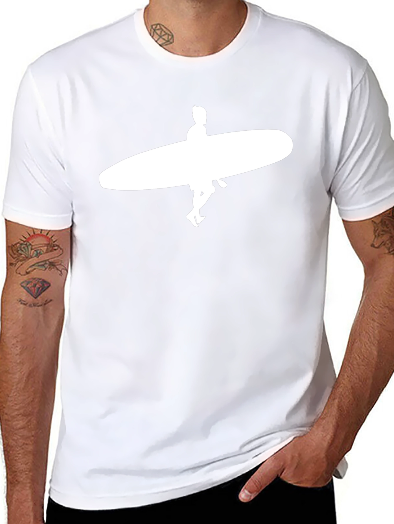 Surfer Graphic Tee - Relaxed Fit T-Shirt