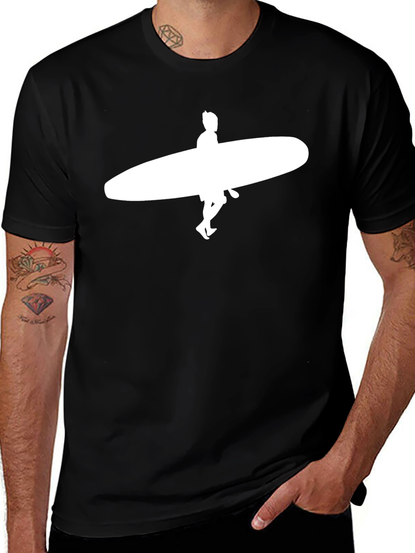 Surfer Graphic Tee - Relaxed Fit T-Shirt