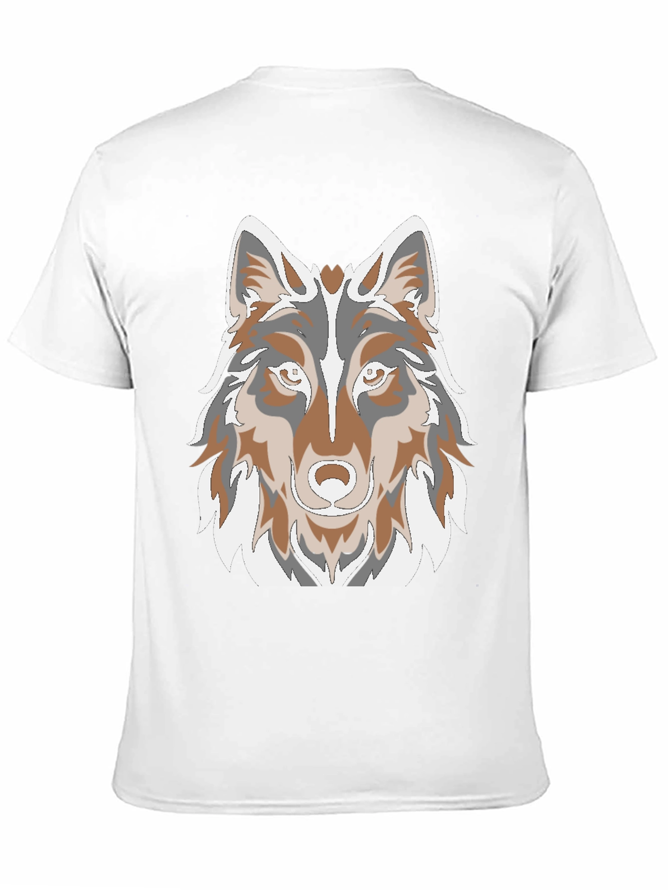 Wolf Graphic Print T-Shirt