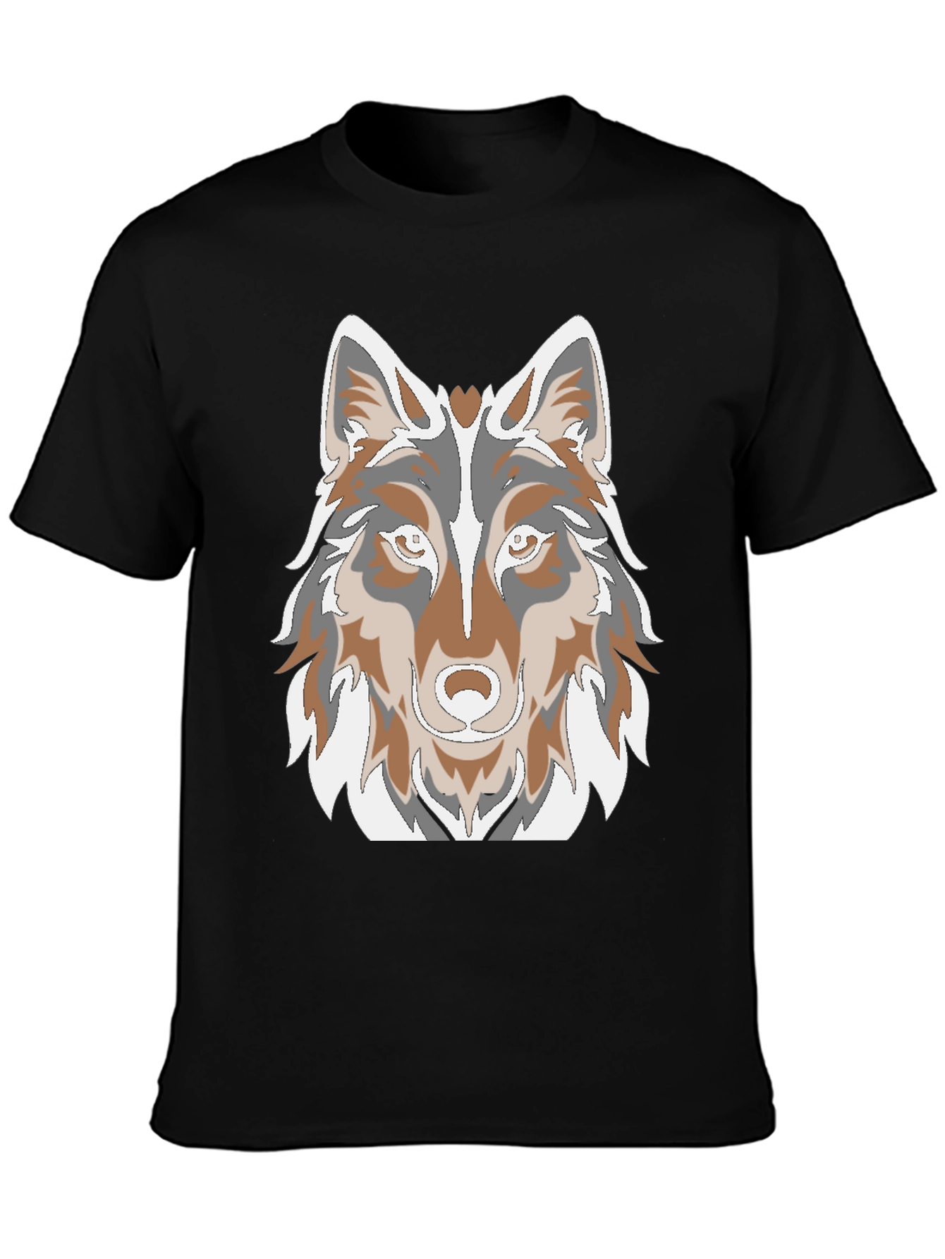 Wolf Graphic Print T-Shirt