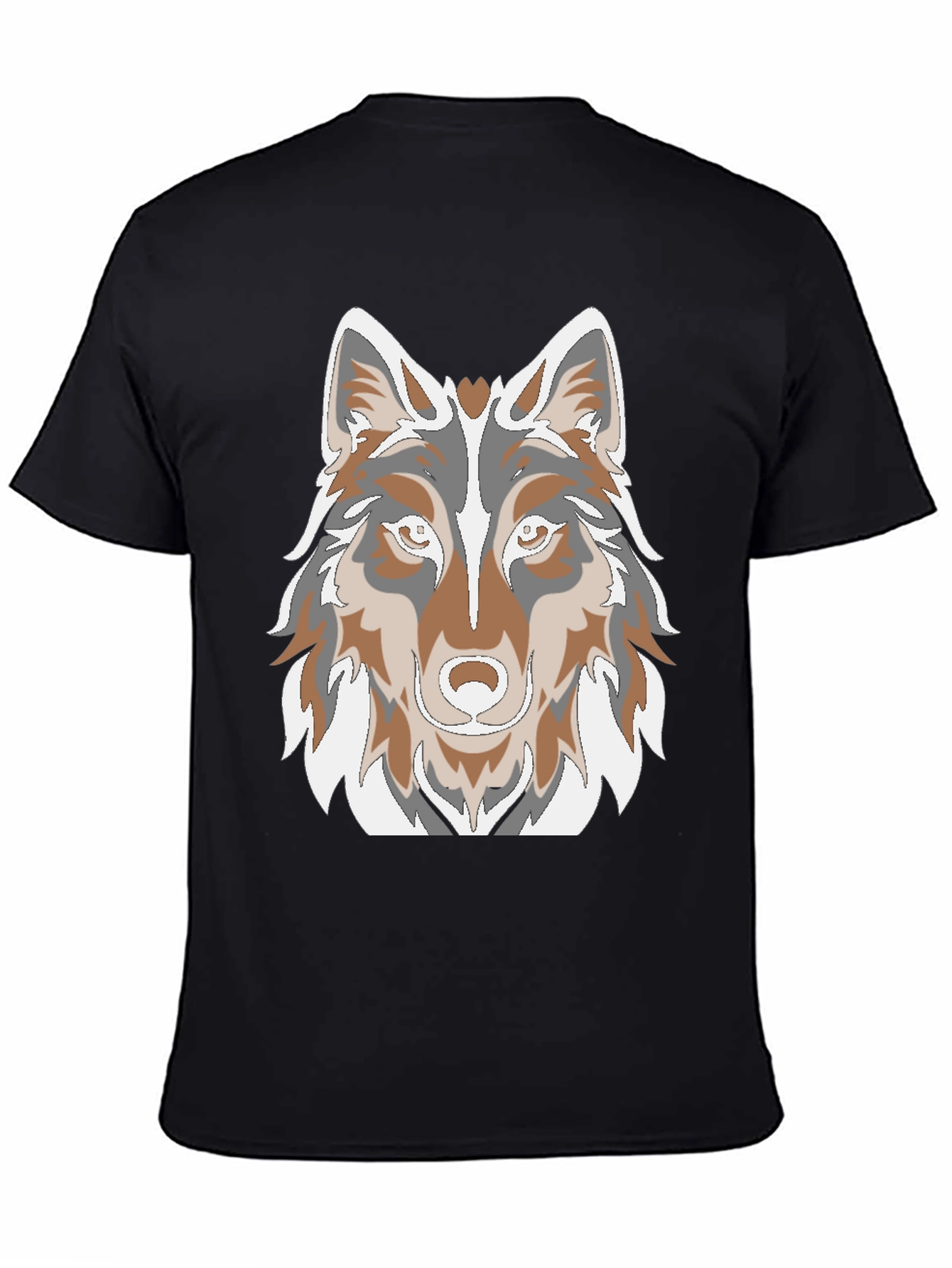 Wolf Graphic Print T-Shirt