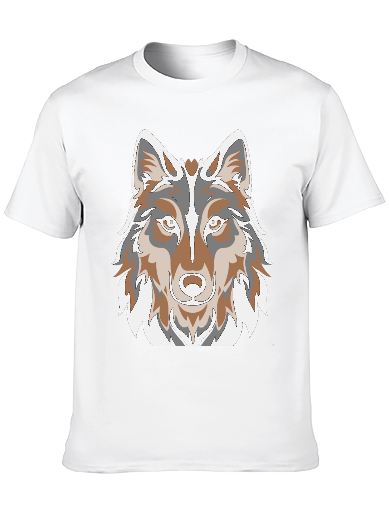 Wolf Graphic Print T-Shirt