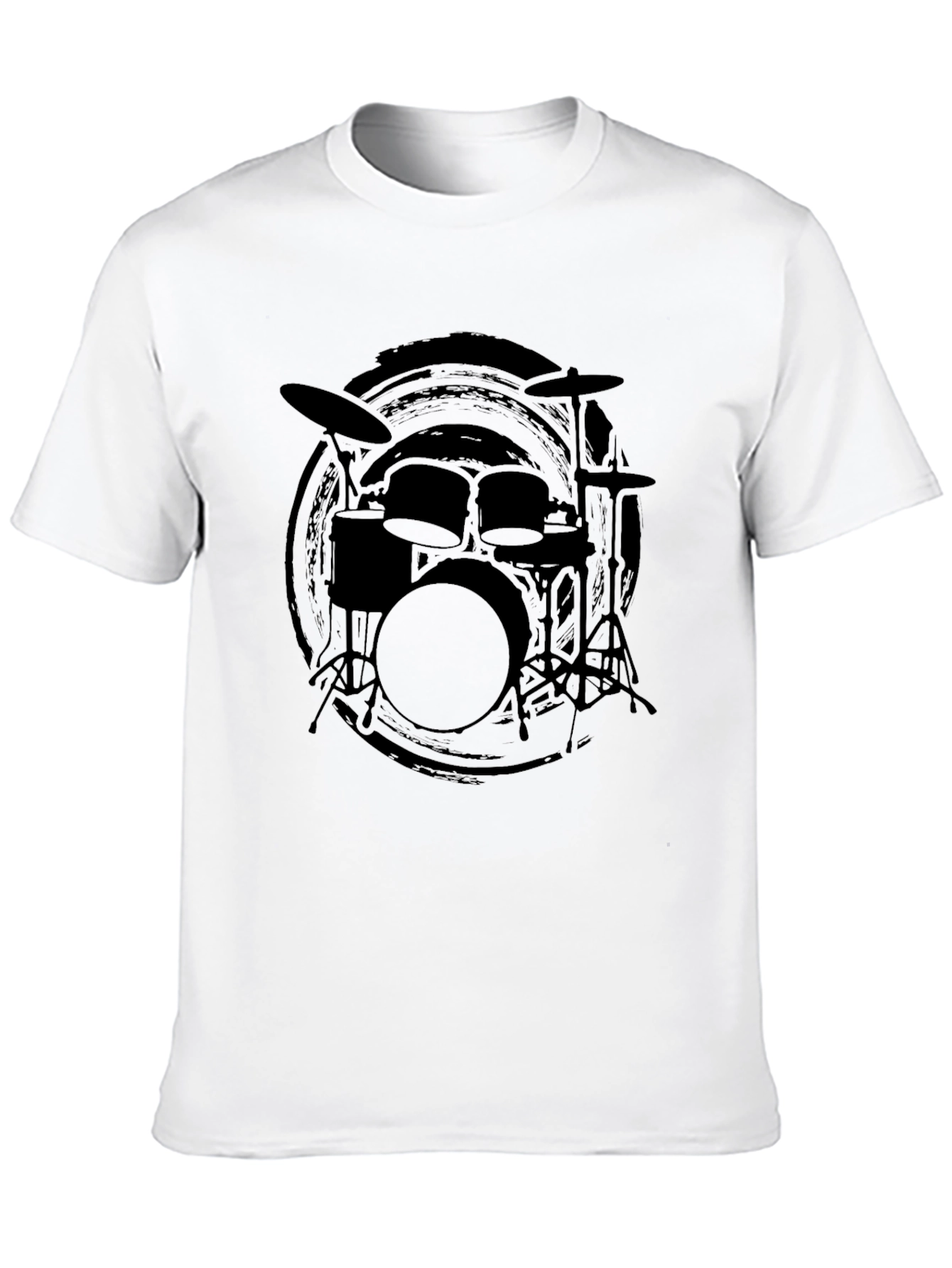 Black Drum Kit Graphic Tee