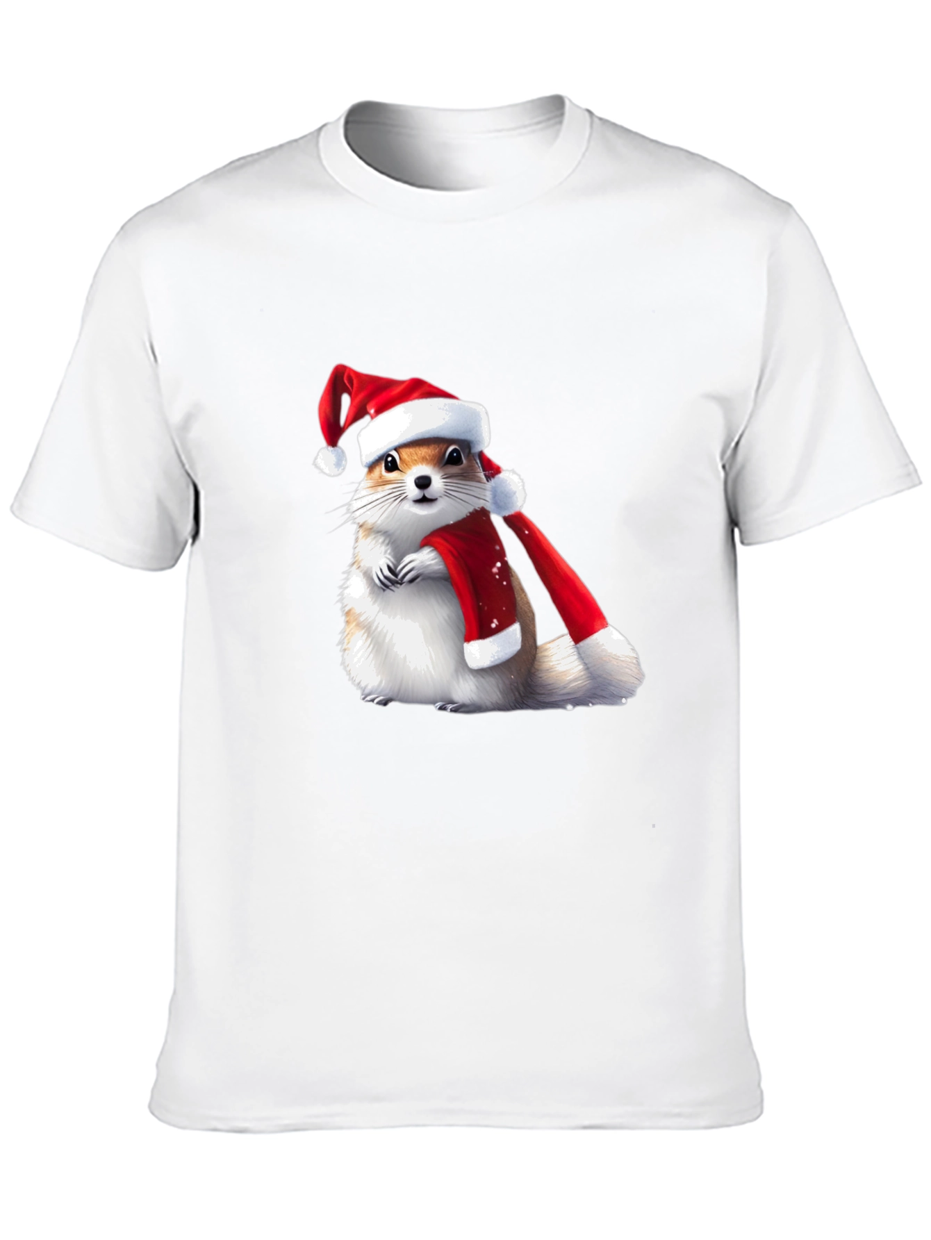 Festive Squirrel Holiday T-Shirt
