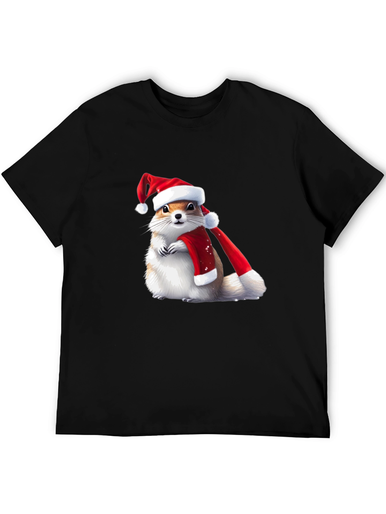 Festive Squirrel Holiday T-Shirt