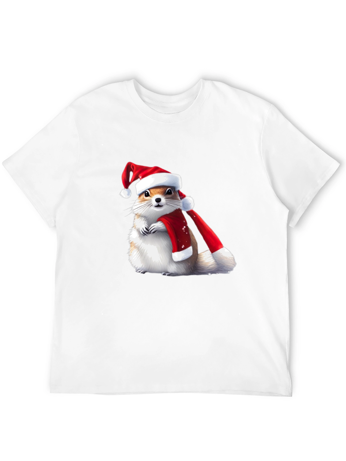 Festive Squirrel Holiday T-Shirt