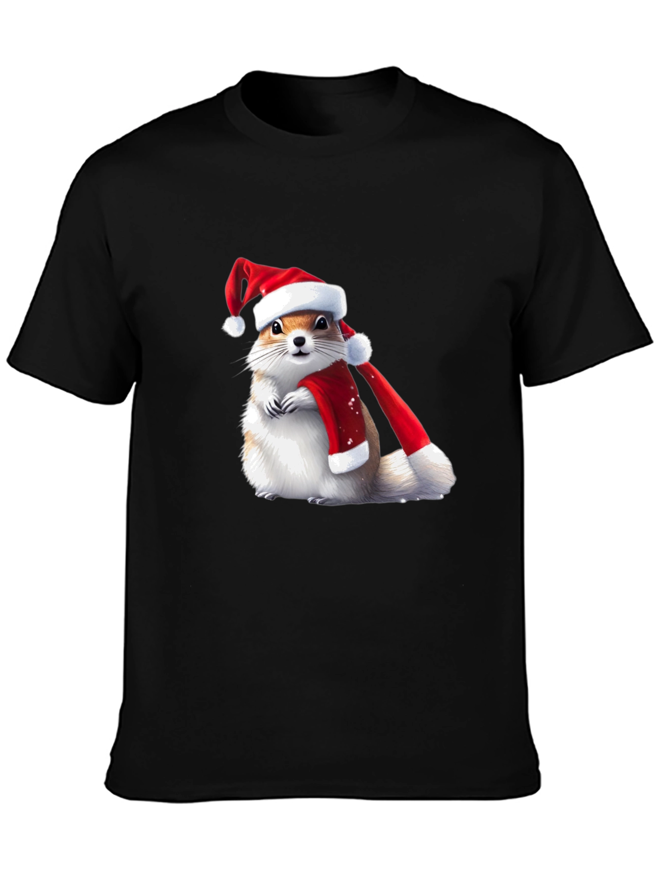 Festive Squirrel Holiday T-Shirt