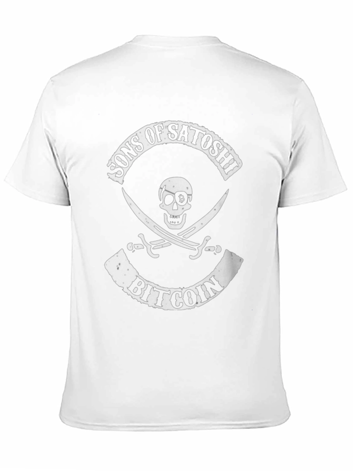 Sons of Satoshi Bitcoin T-Shirt - Pirate Skull