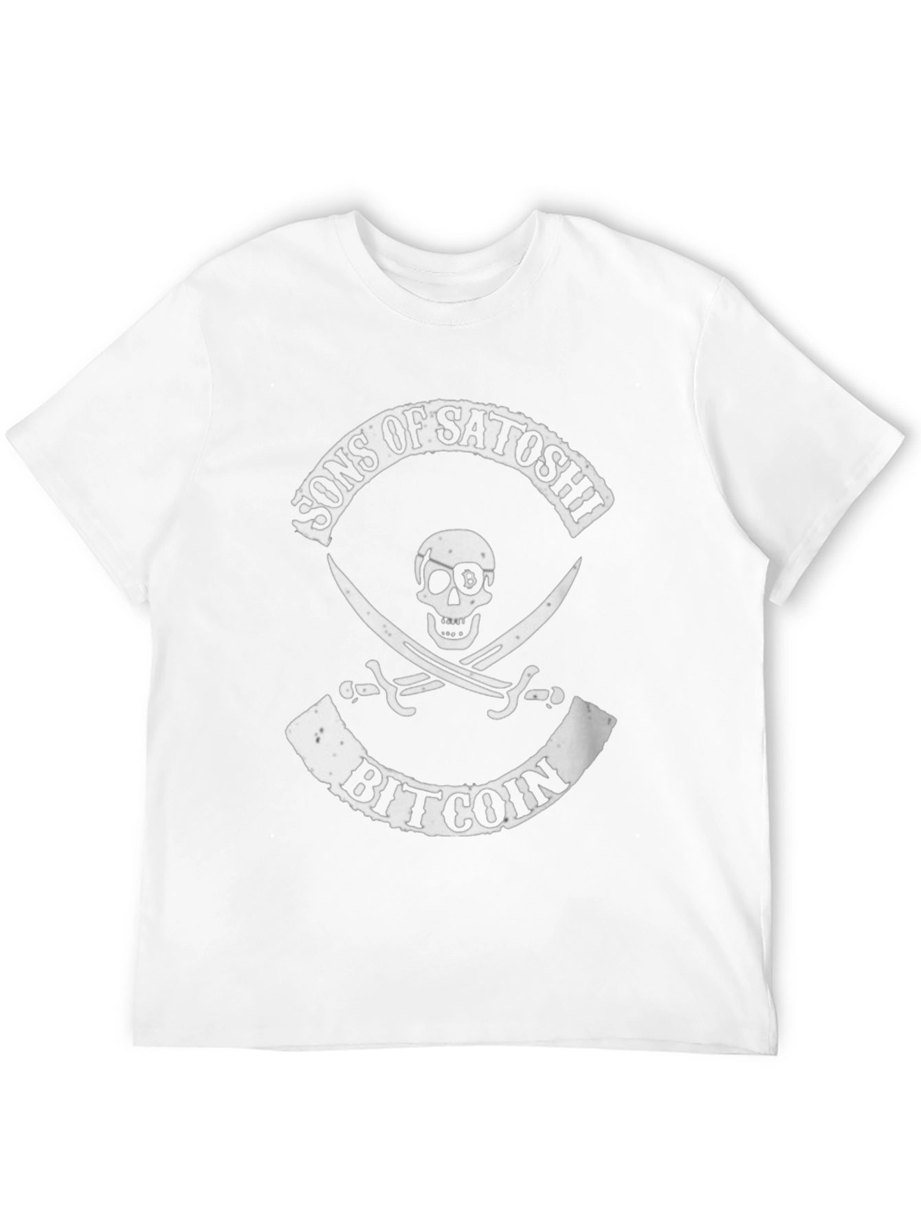 Sons of Satoshi Bitcoin T-Shirt - Pirate Skull