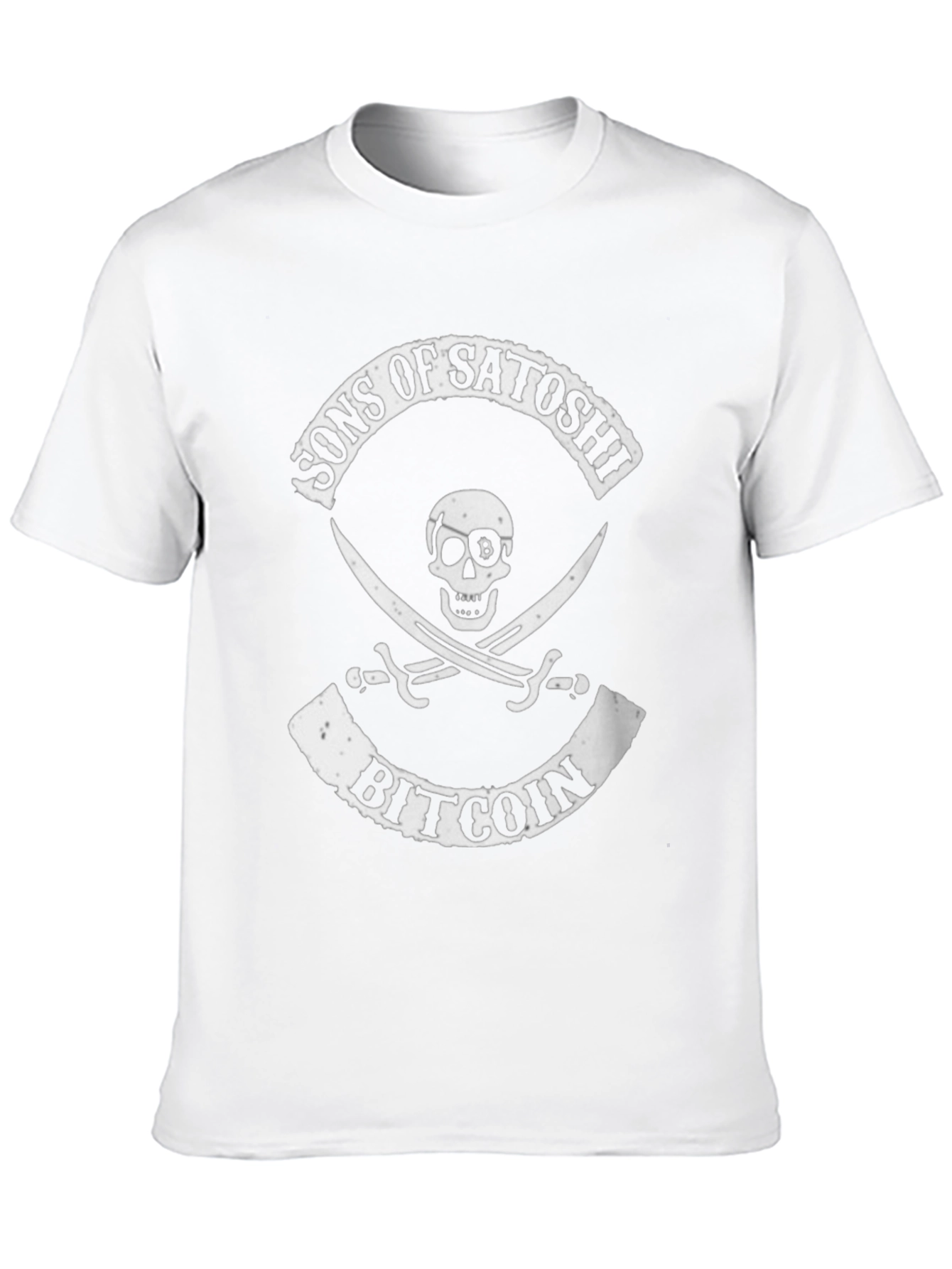 Sons of Satoshi Bitcoin T-Shirt - Pirate Skull