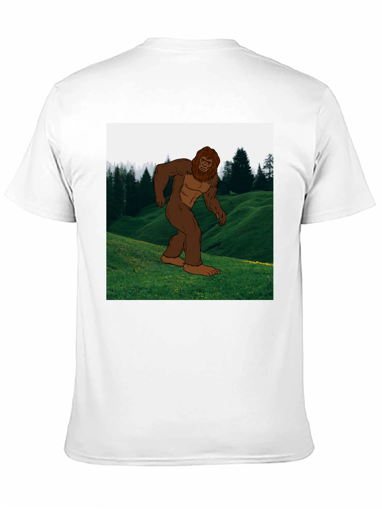 Sasquatch T-Shirt - Bigfoot in the Forest