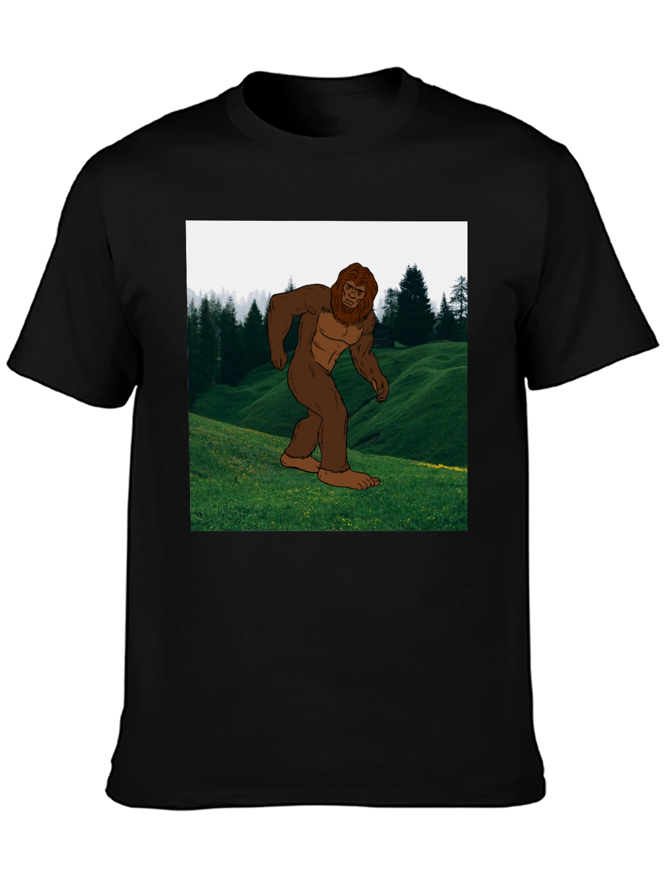 Sasquatch T-Shirt - Bigfoot in the Forest