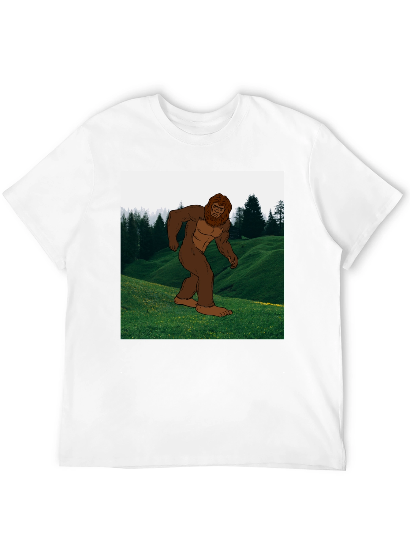 Sasquatch T-Shirt - Bigfoot in the Forest