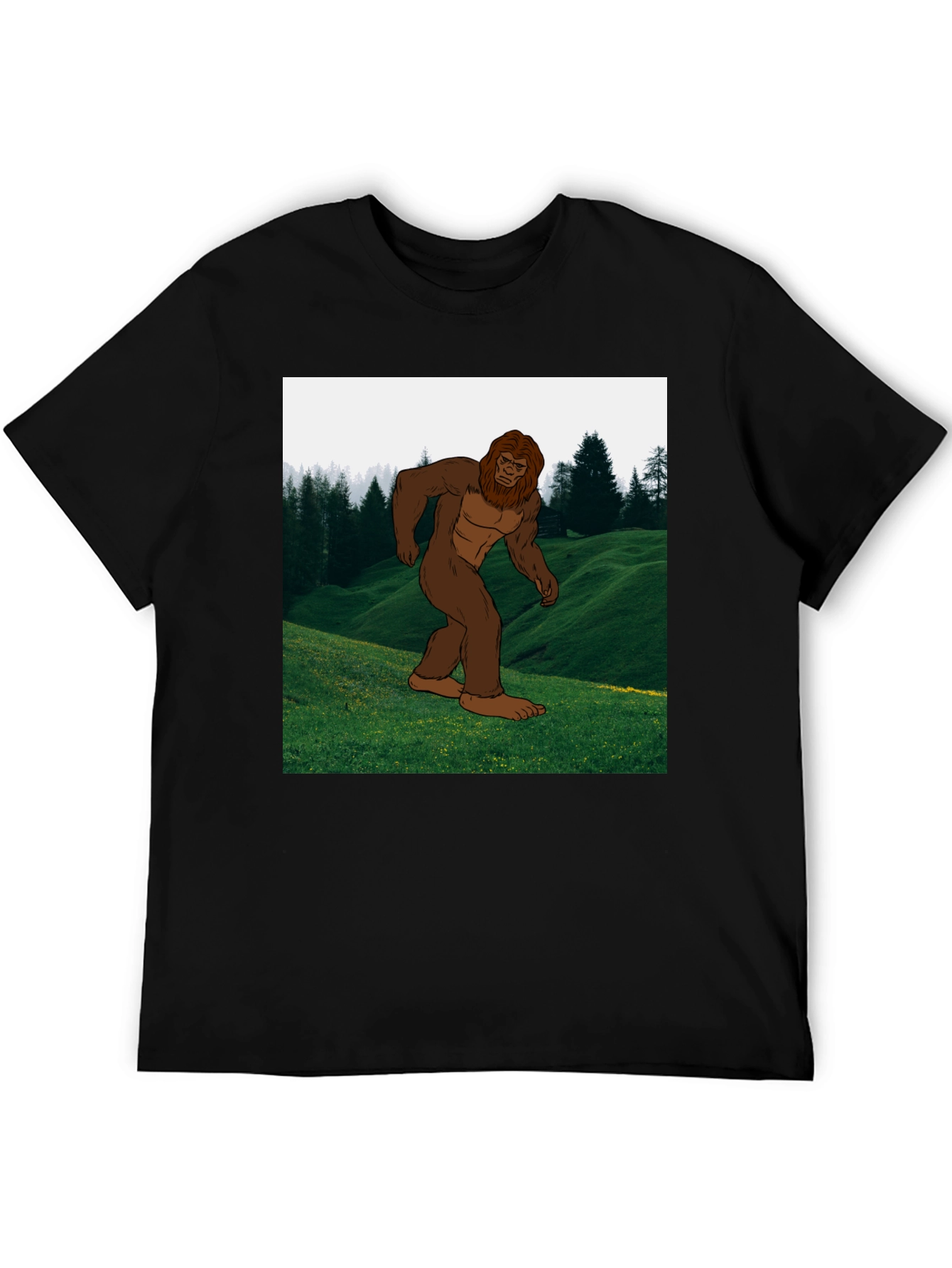 Sasquatch T-Shirt - Bigfoot in the Forest