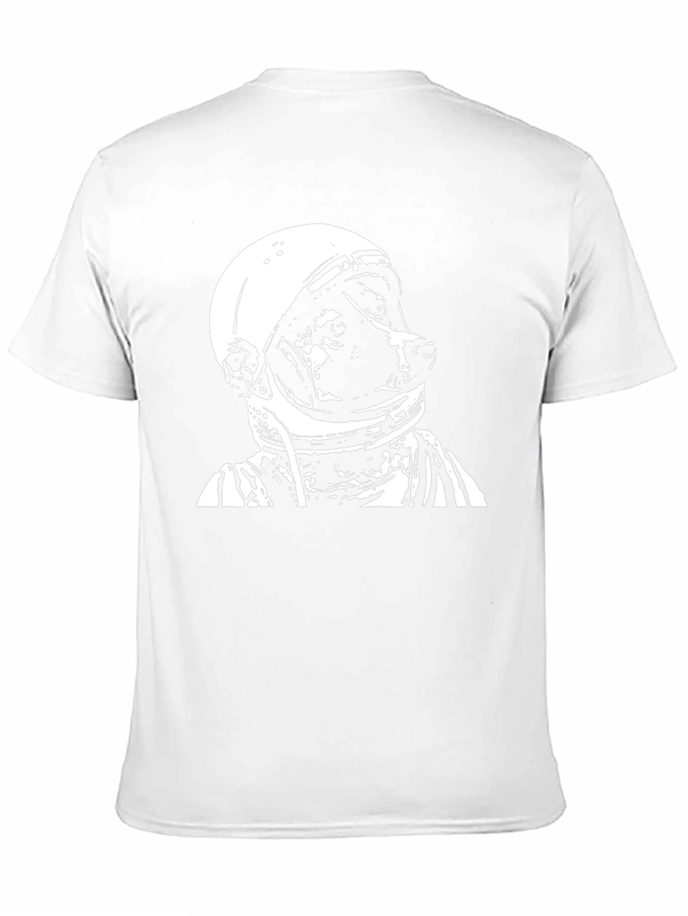 Dog Astronaut Graphic Black T-Shirt