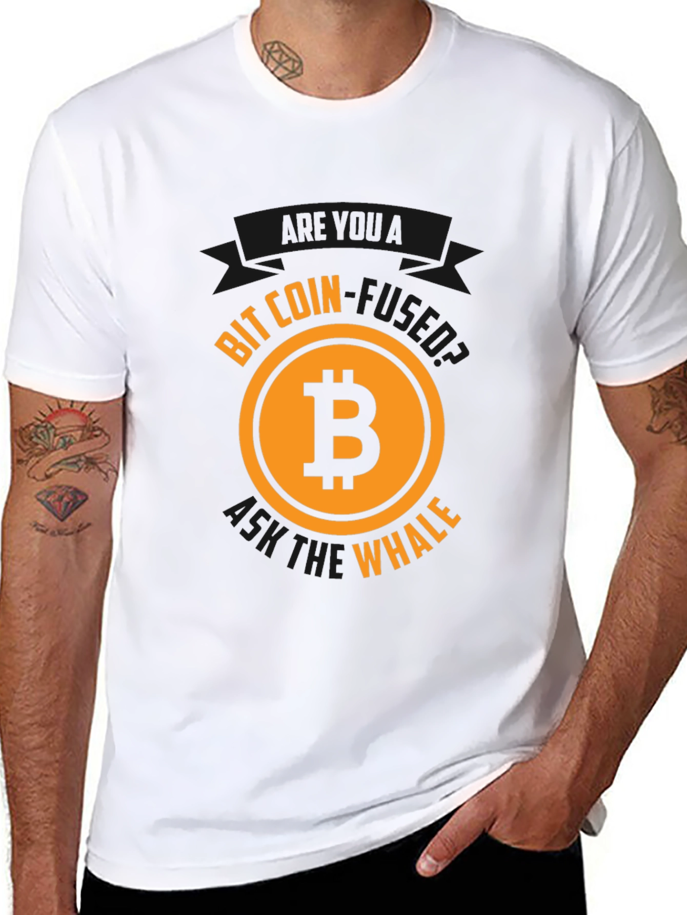 Bitcoin Whale Black Tee