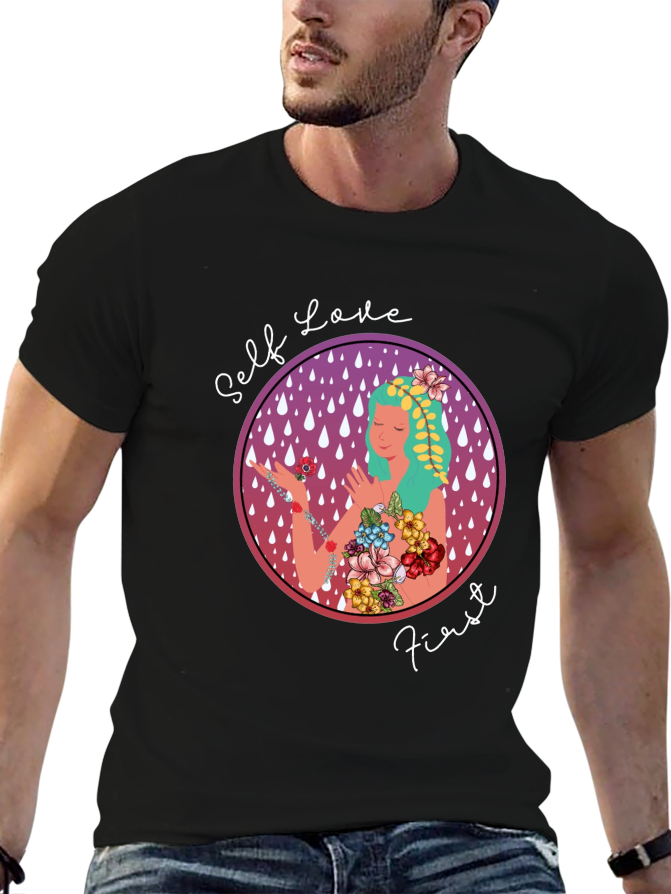 Self Love First Graphic T-Shirt