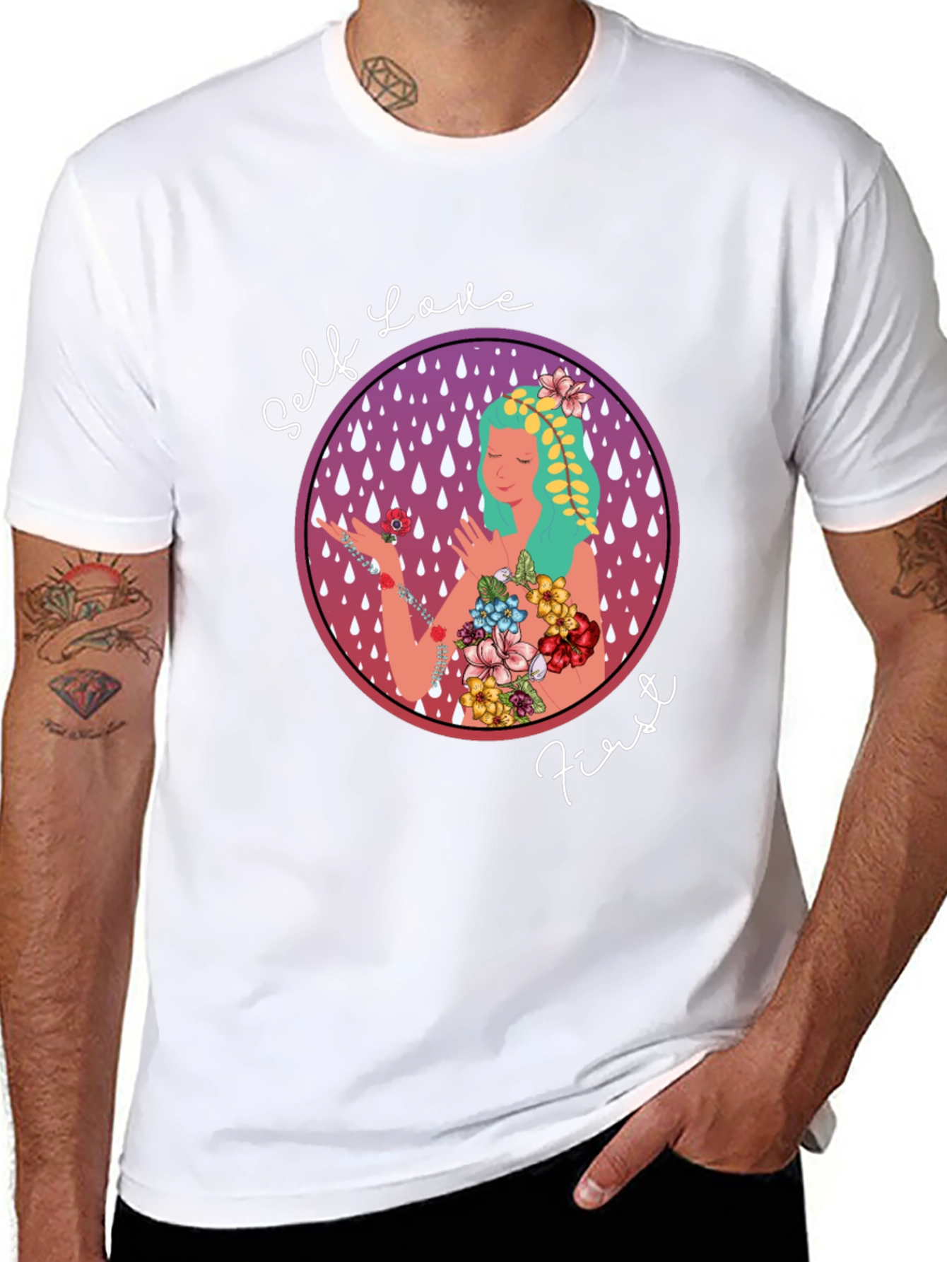 Self Love First Graphic T-Shirt