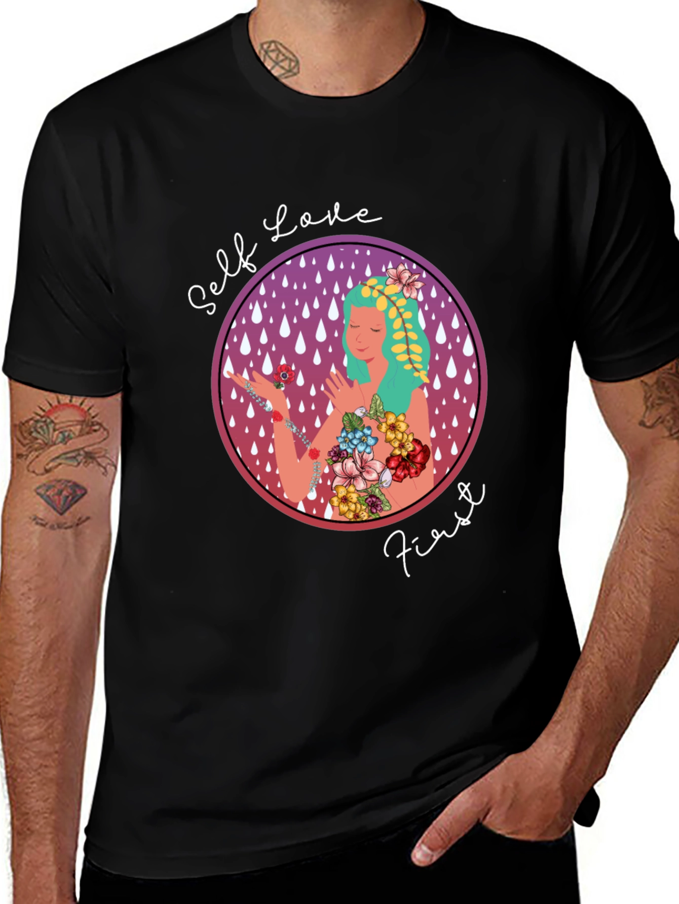 Self Love First Graphic T-Shirt