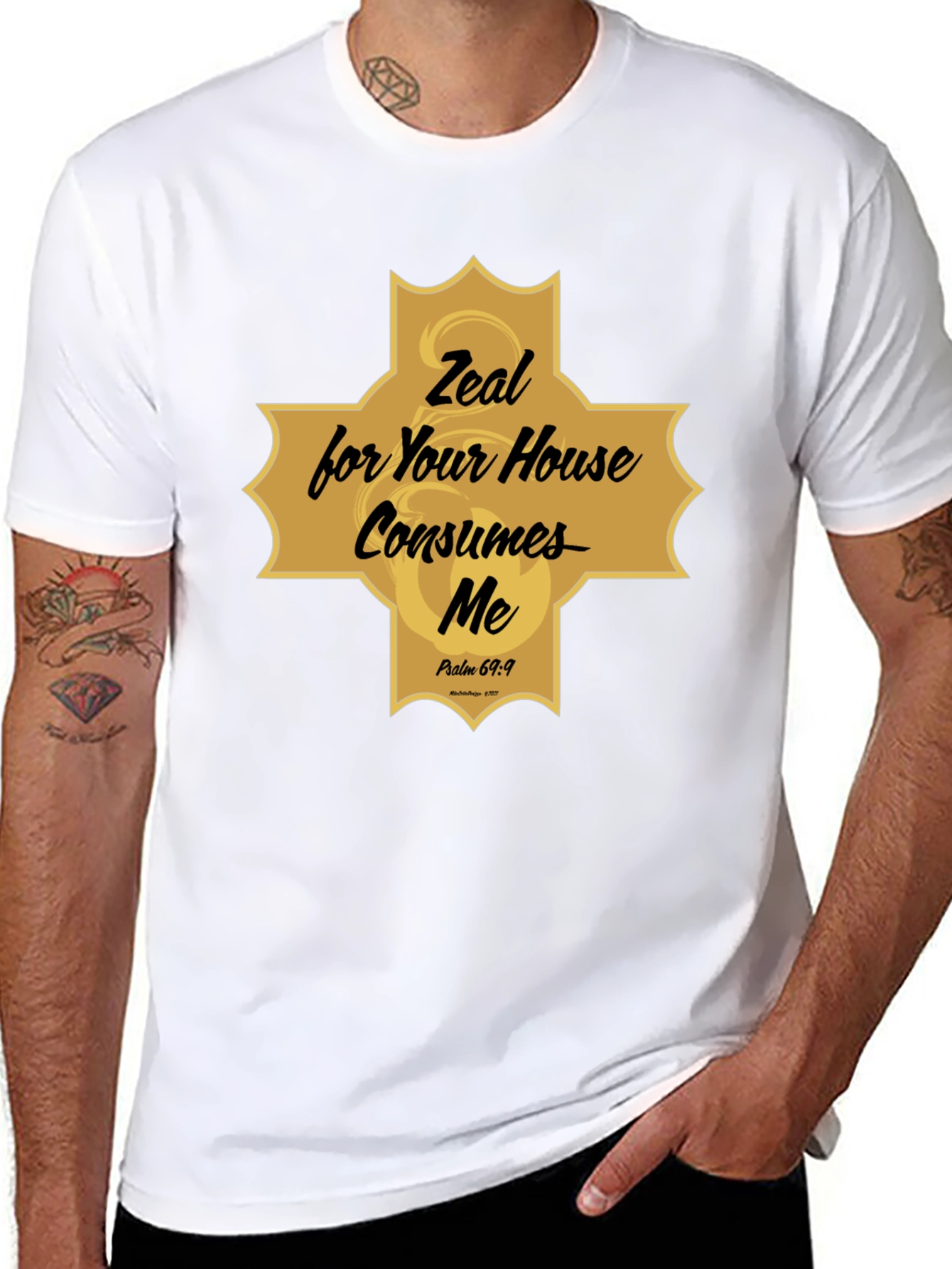 Zeal for Your House Consumes Me Christian T-Shirt