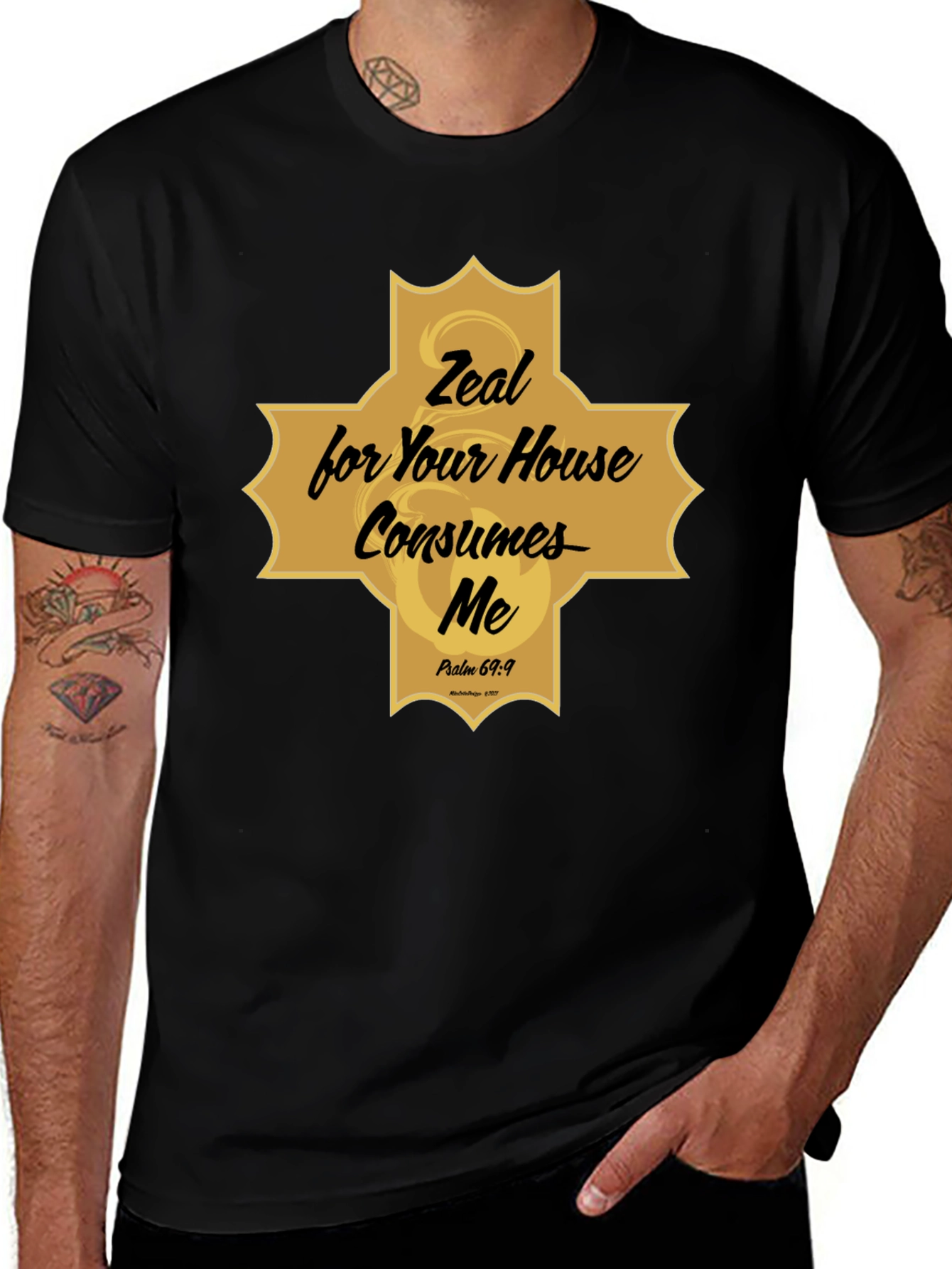 Zeal for Your House Consumes Me Christian T-Shirt