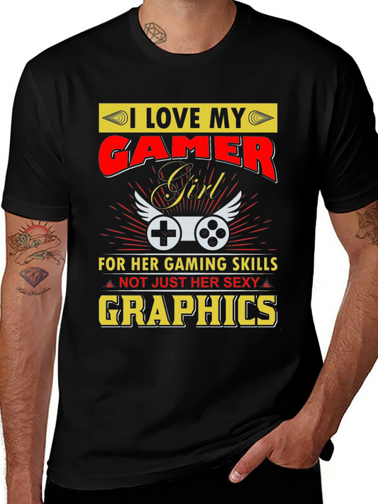 I Love My Gamer Girl T-Shirt