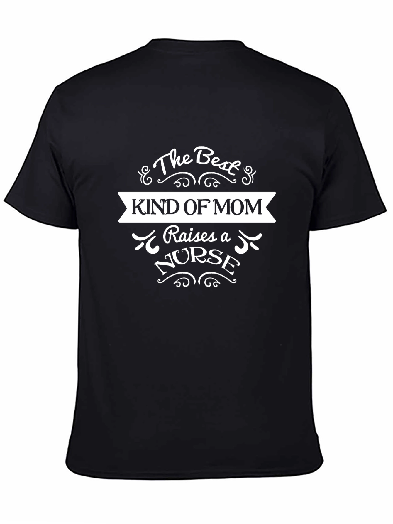 Best Kind of Mom Nurse T-Shirt - Black