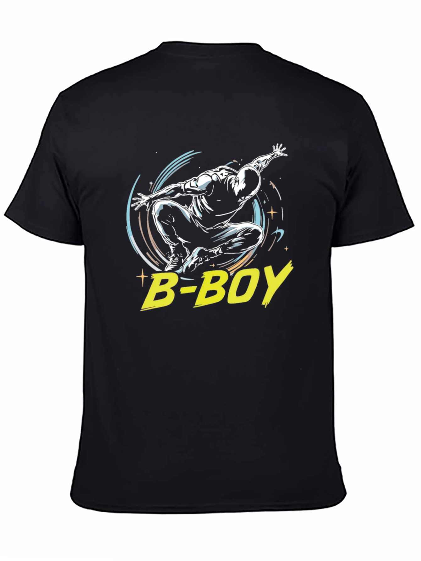 B-Boy Black Graphic Tee - Street Dance Style