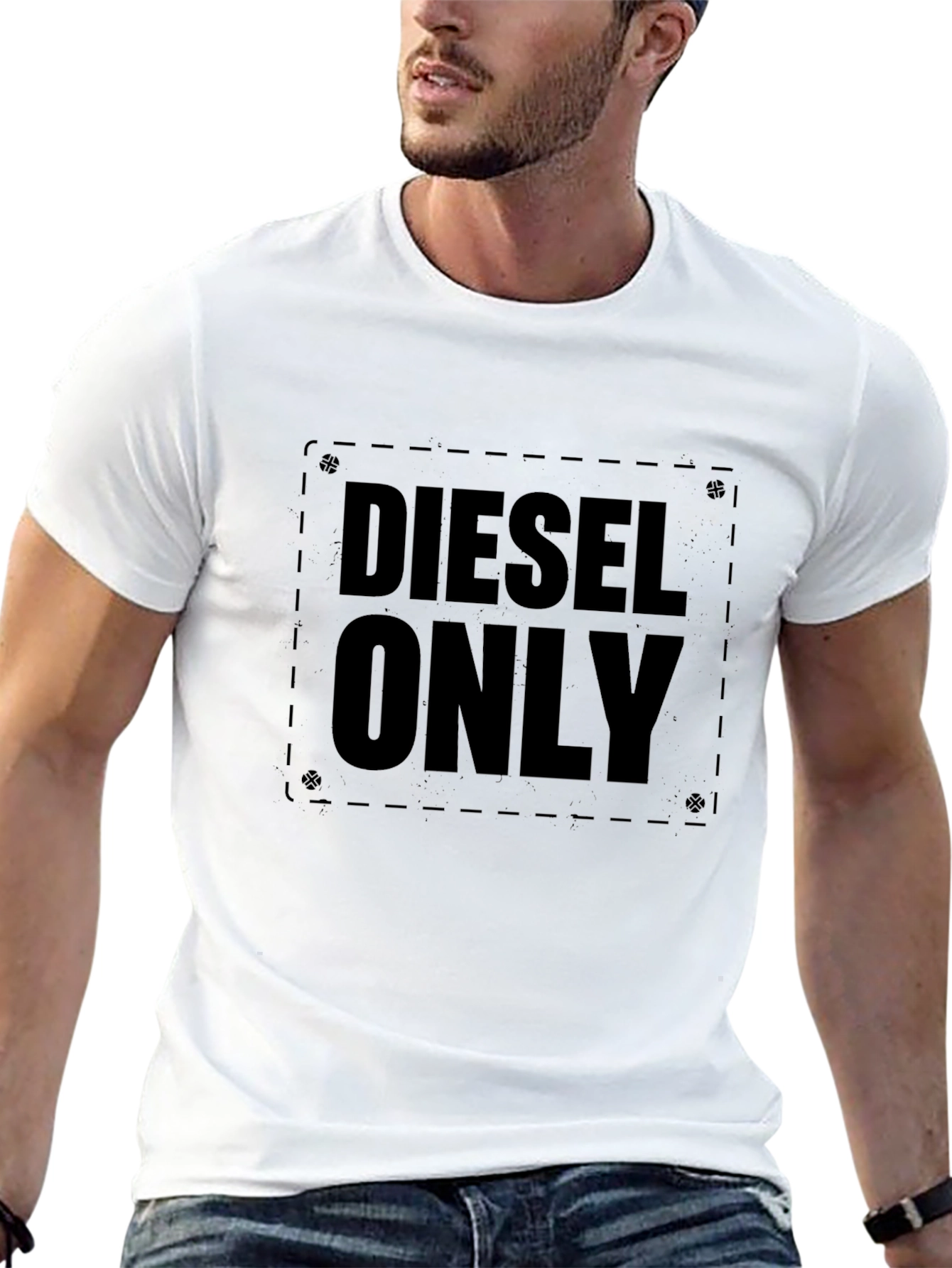 Diesel Only Graphic Tee - Black