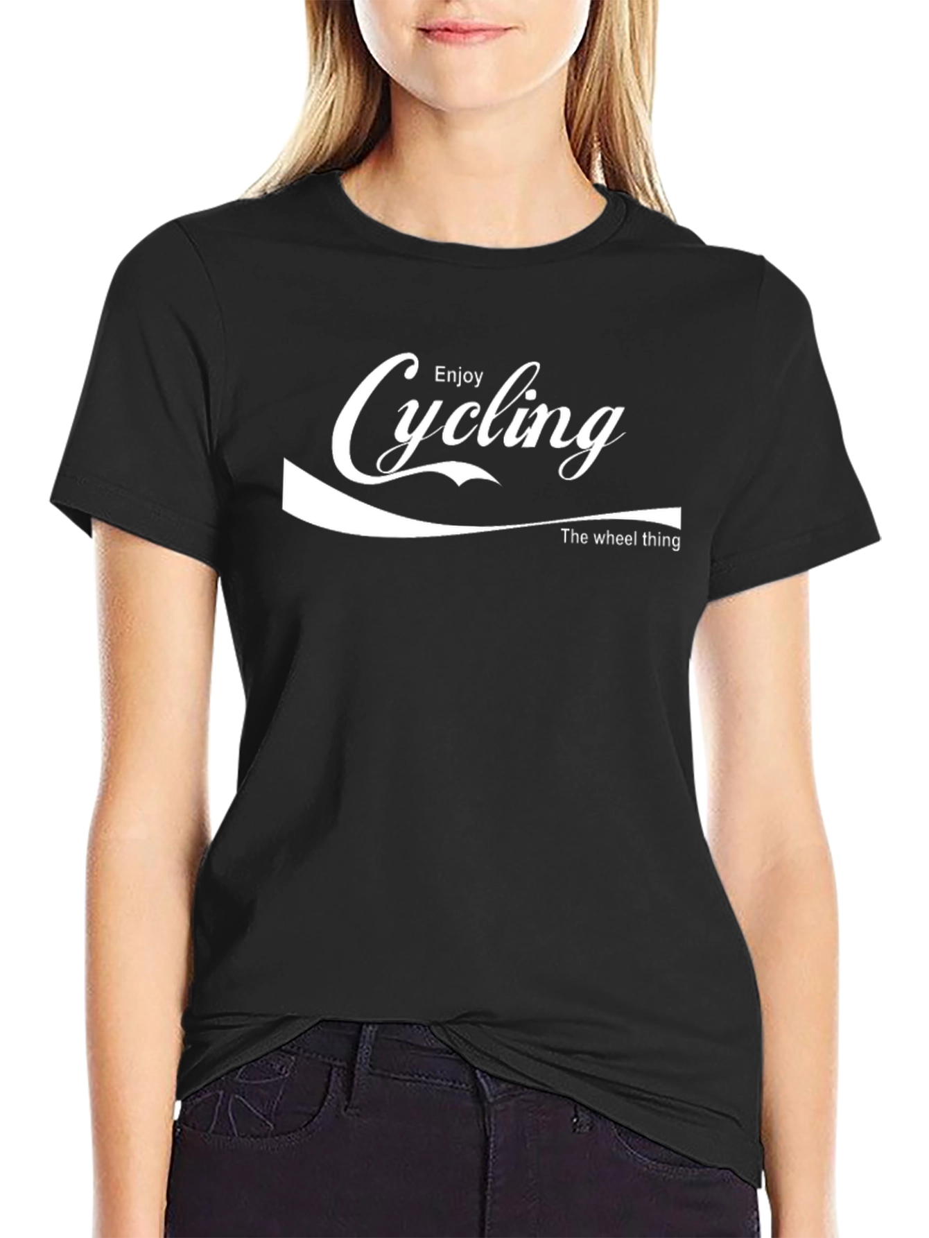 Enjoy Cycling T-Shirt - The Wheel Thing