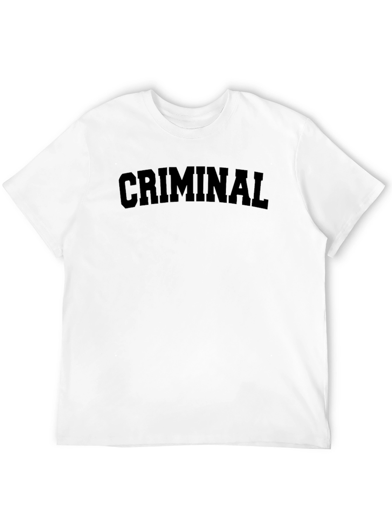 Criminal Graphic Tee - Black