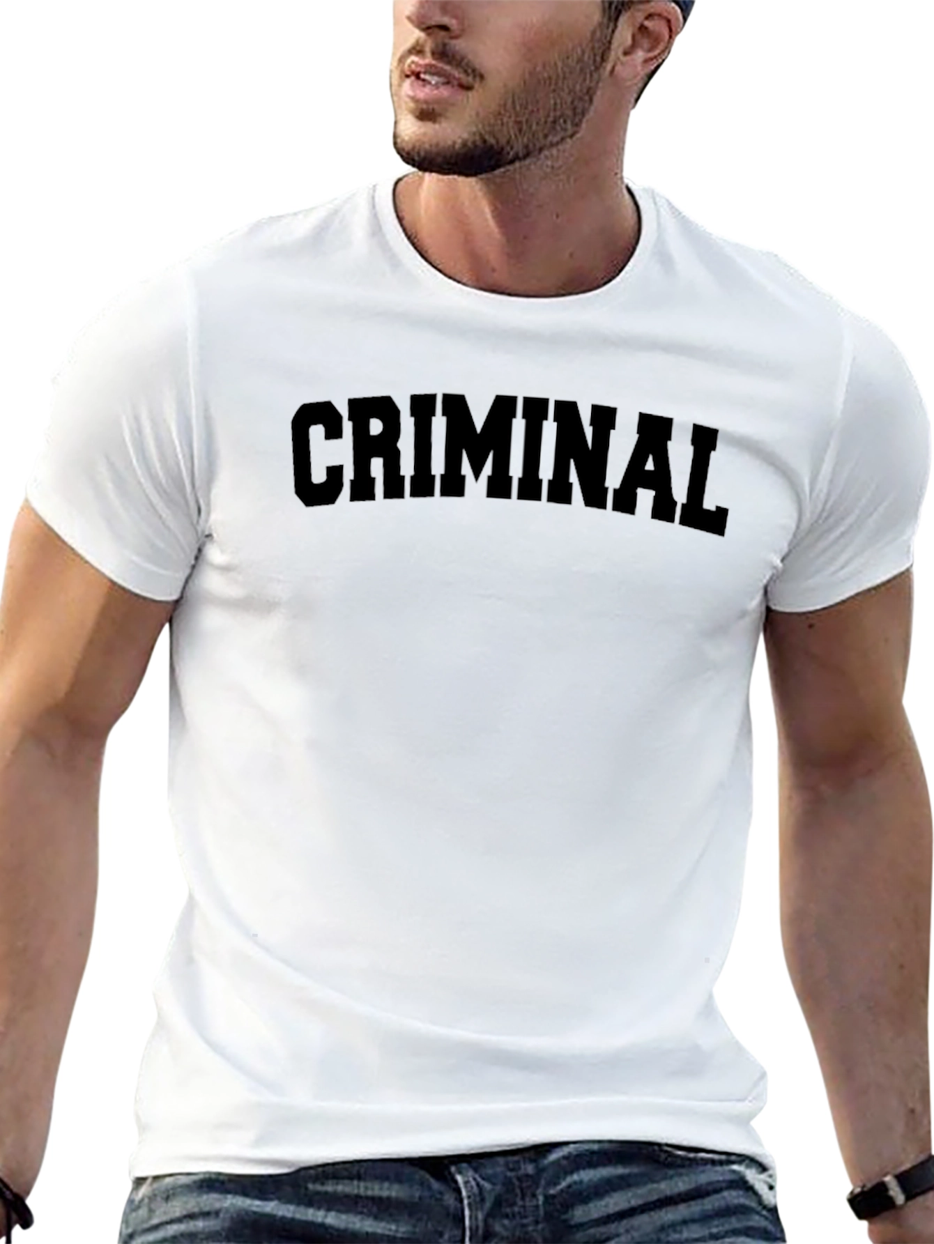 Criminal Graphic Tee - Black