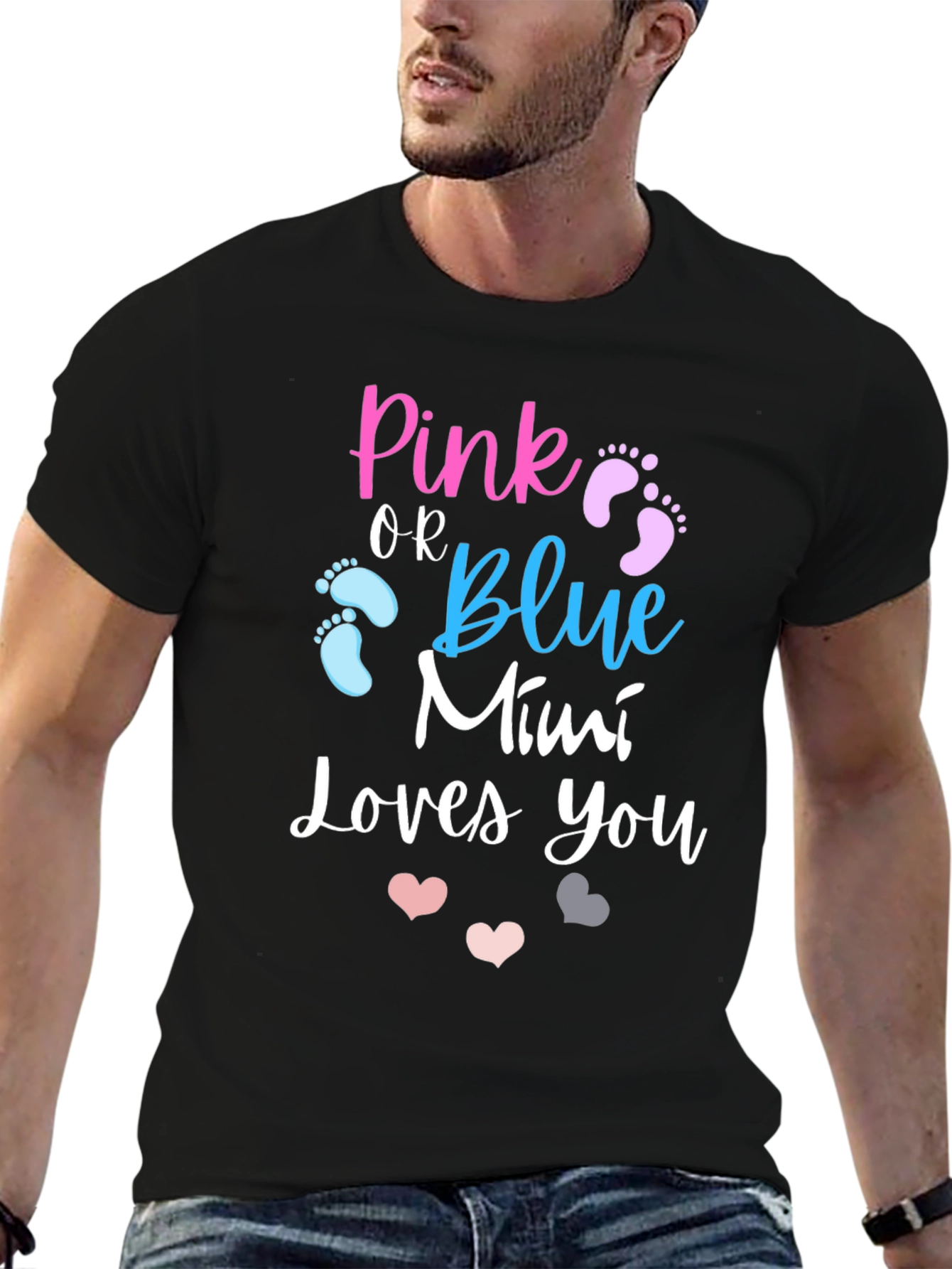 Pink or Blue Mimi Loves You T-Shirt