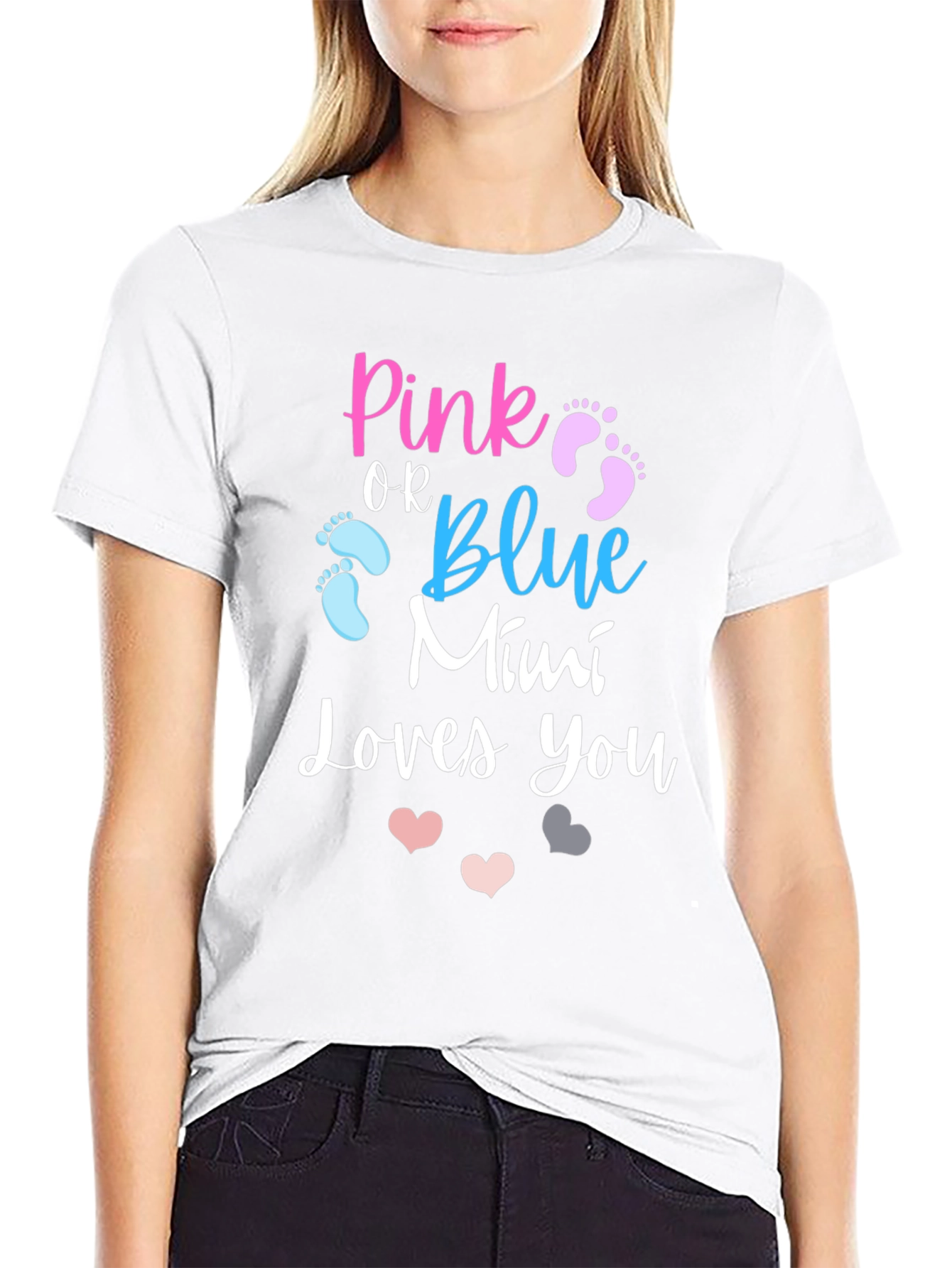 Pink or Blue Mimi Loves You T-Shirt