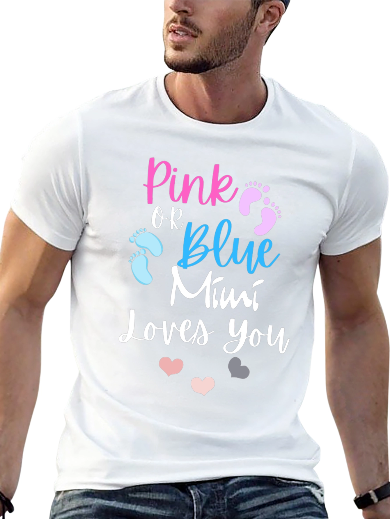 Pink or Blue Mimi Loves You T-Shirt