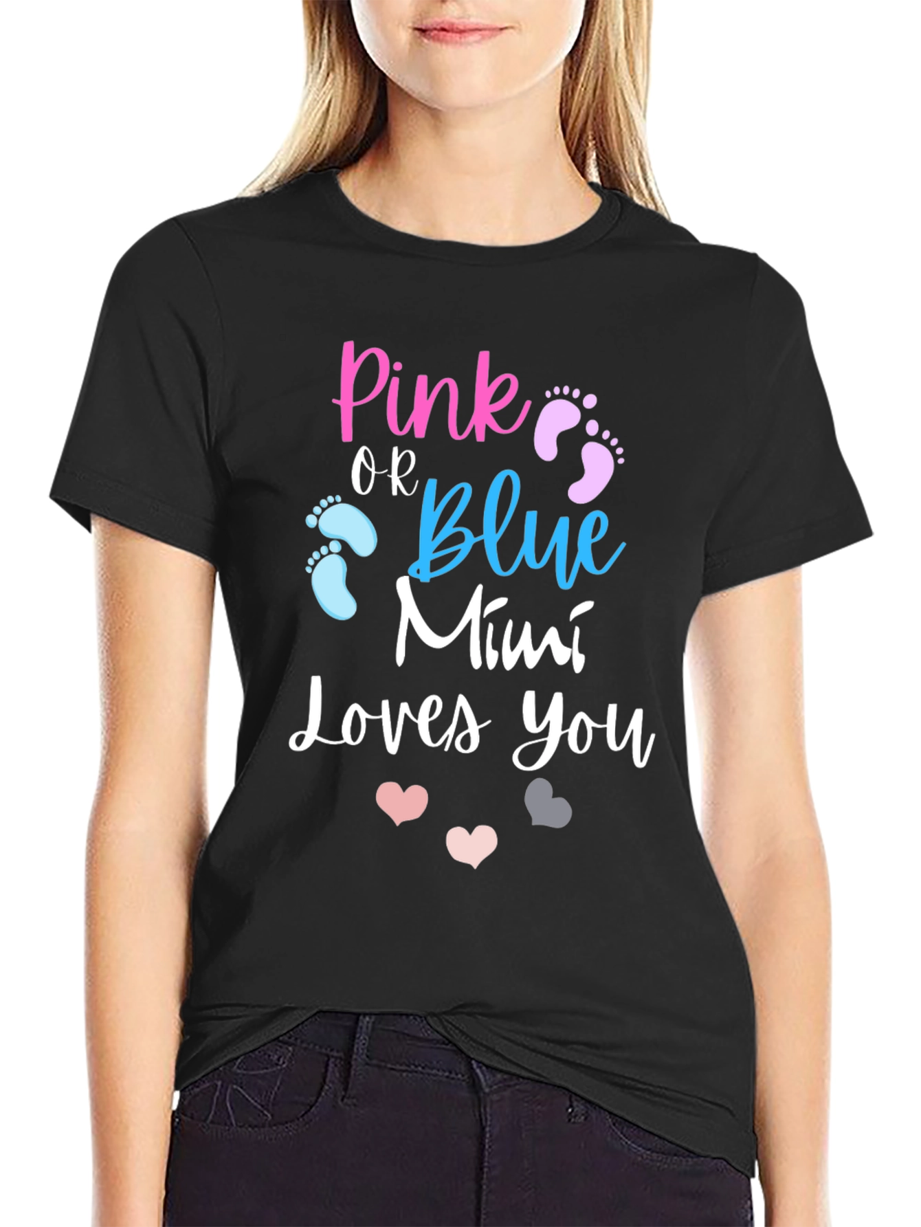 Pink or Blue Mimi Loves You T-Shirt