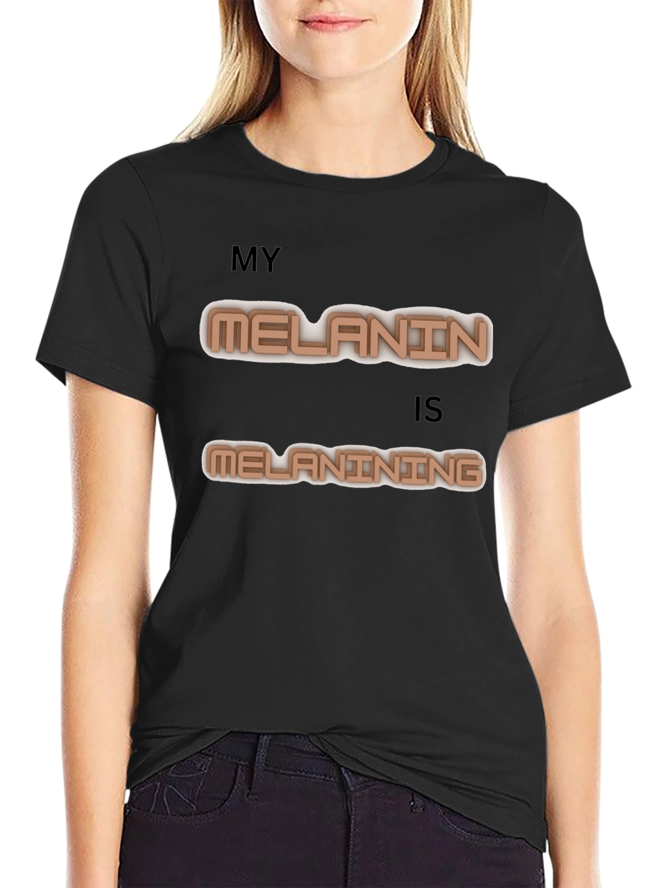 Melanin Power Black T-Shirt
