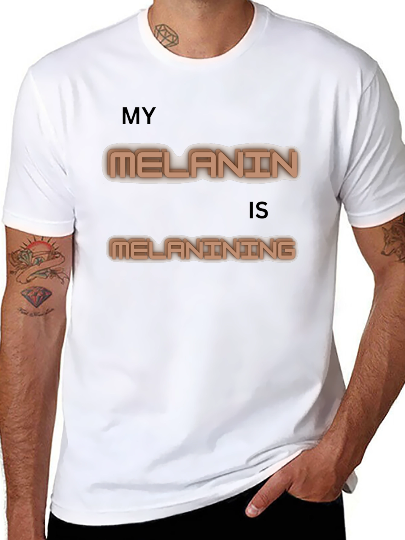 Melanin Power Black T-Shirt