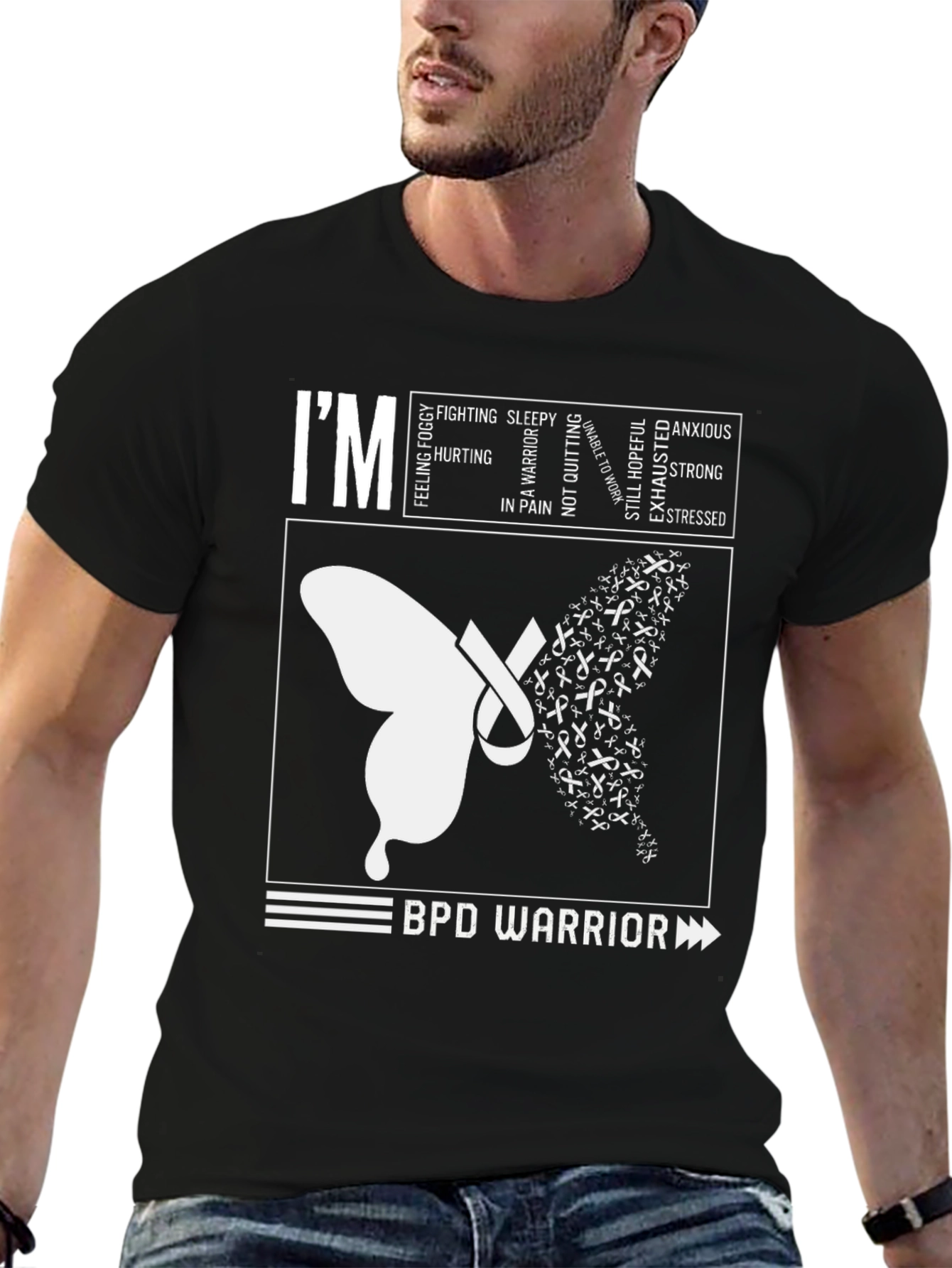 BPD Warrior T-Shirt - Mental Health Awareness
