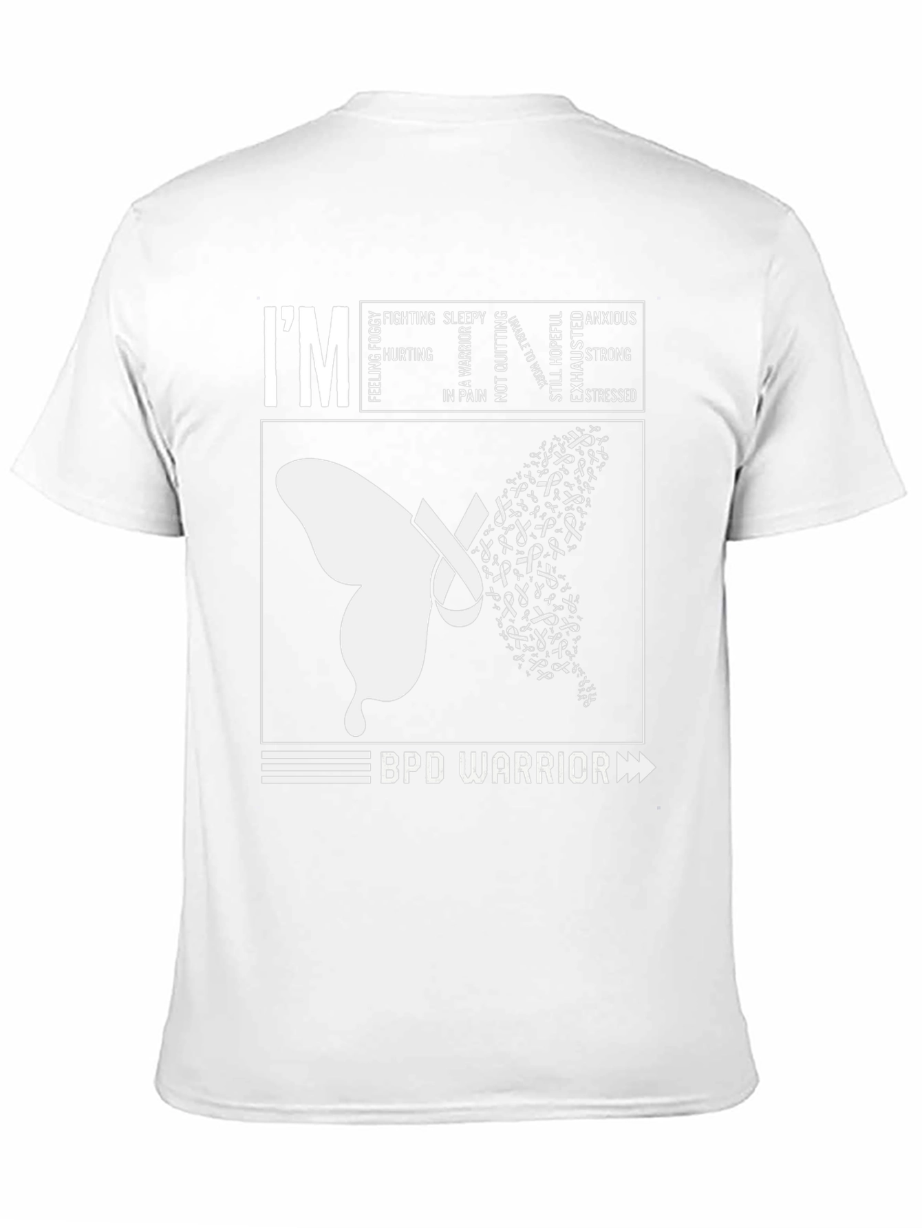 BPD Warrior T-Shirt - Mental Health Awareness