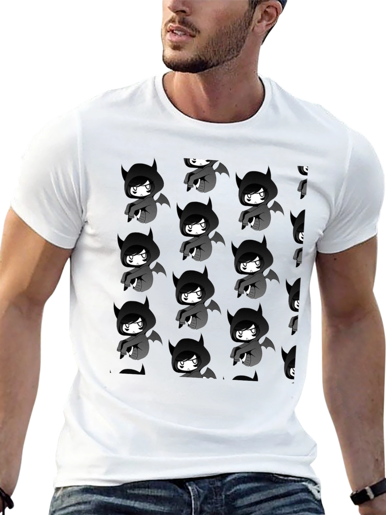 Goth Anime Character T-Shirt
