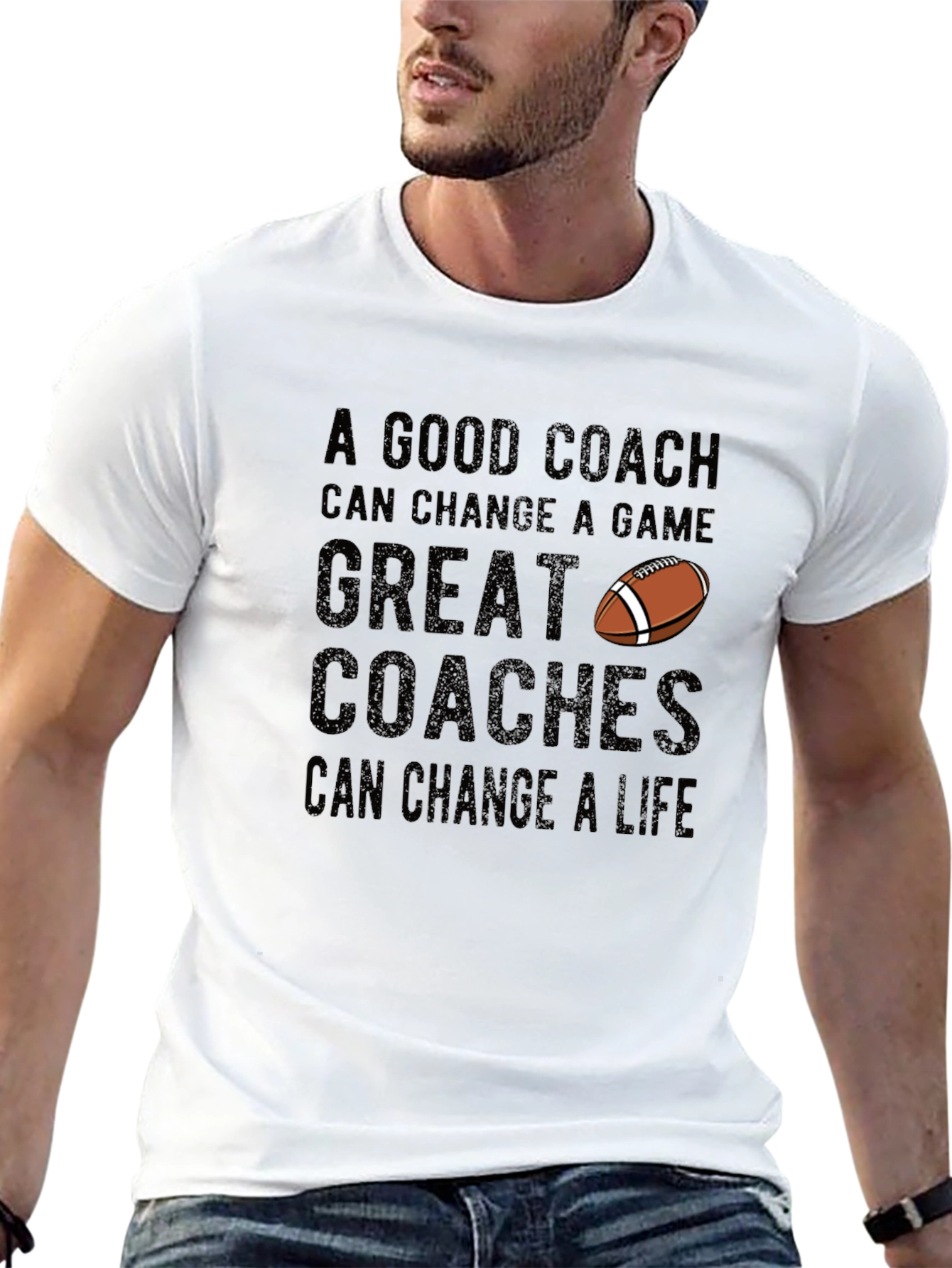 A Good Coach Football Graphic Tee