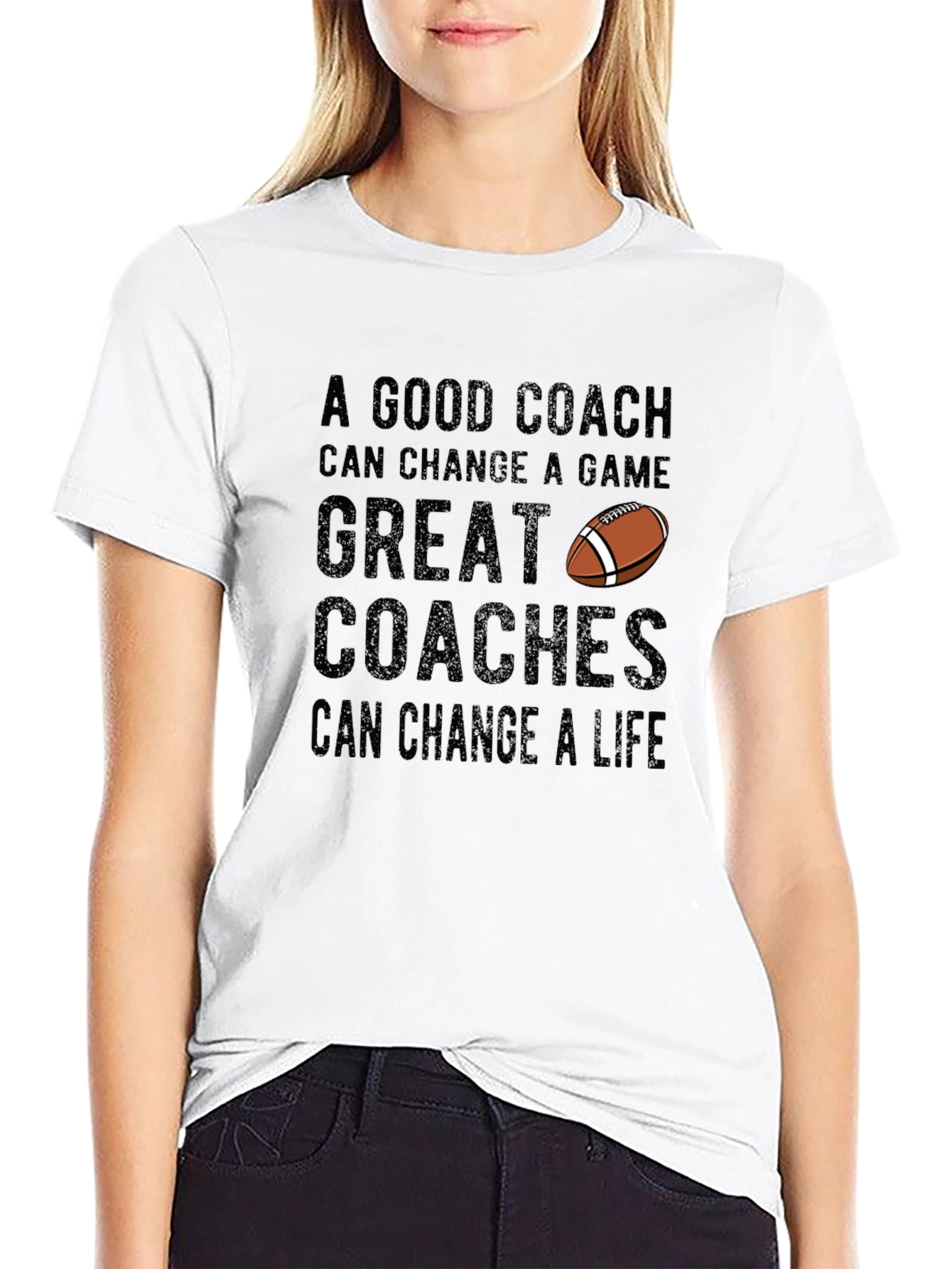 A Good Coach Football Graphic Tee