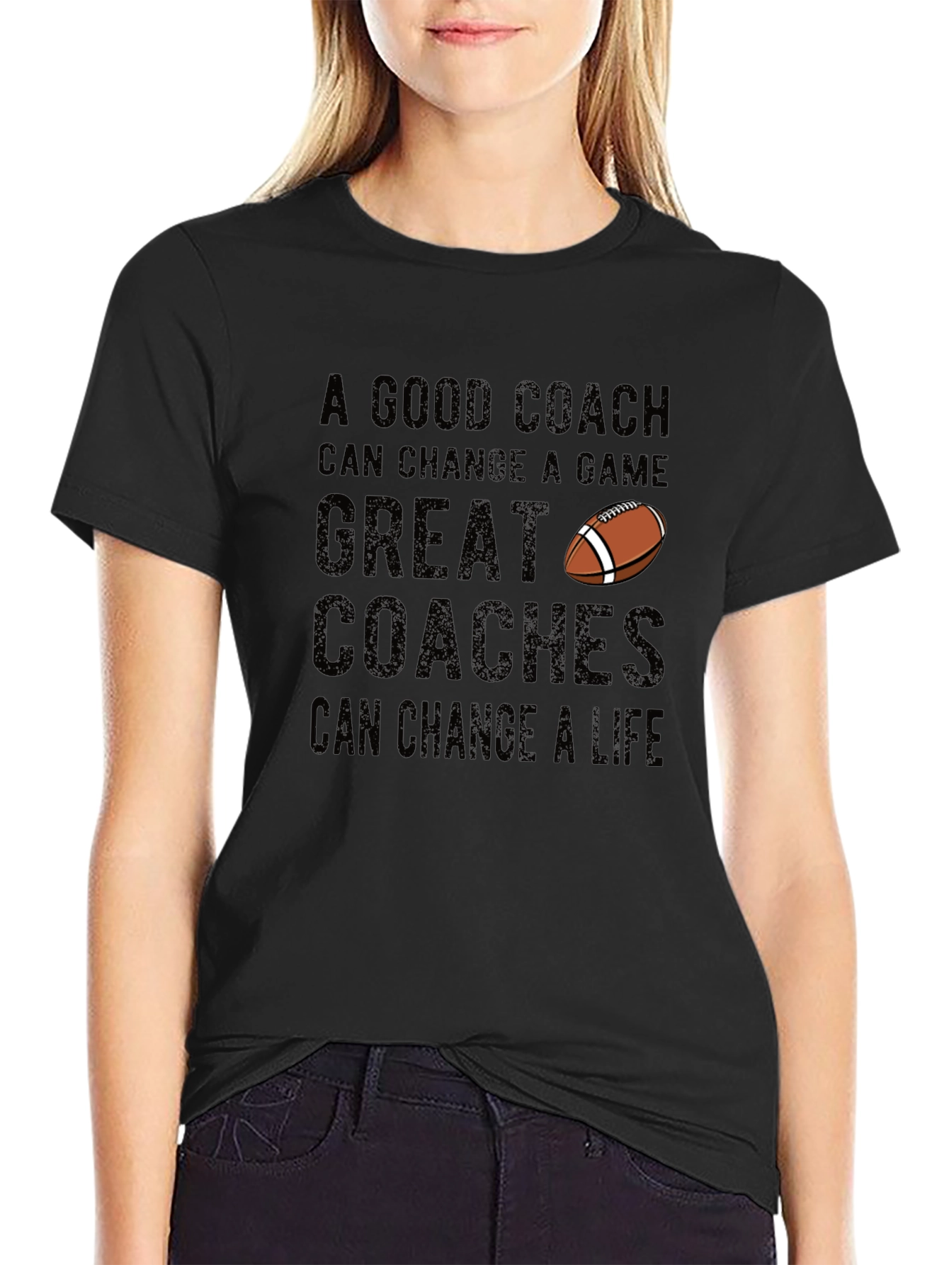A Good Coach Football Graphic Tee