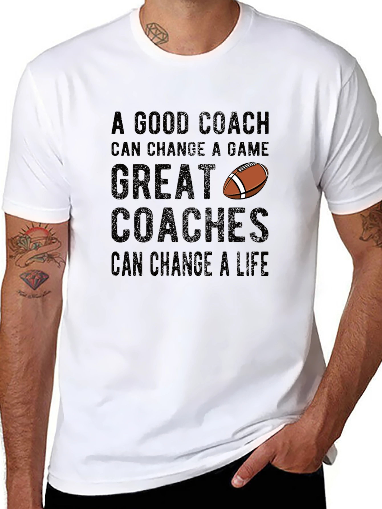 A Good Coach Football Graphic Tee