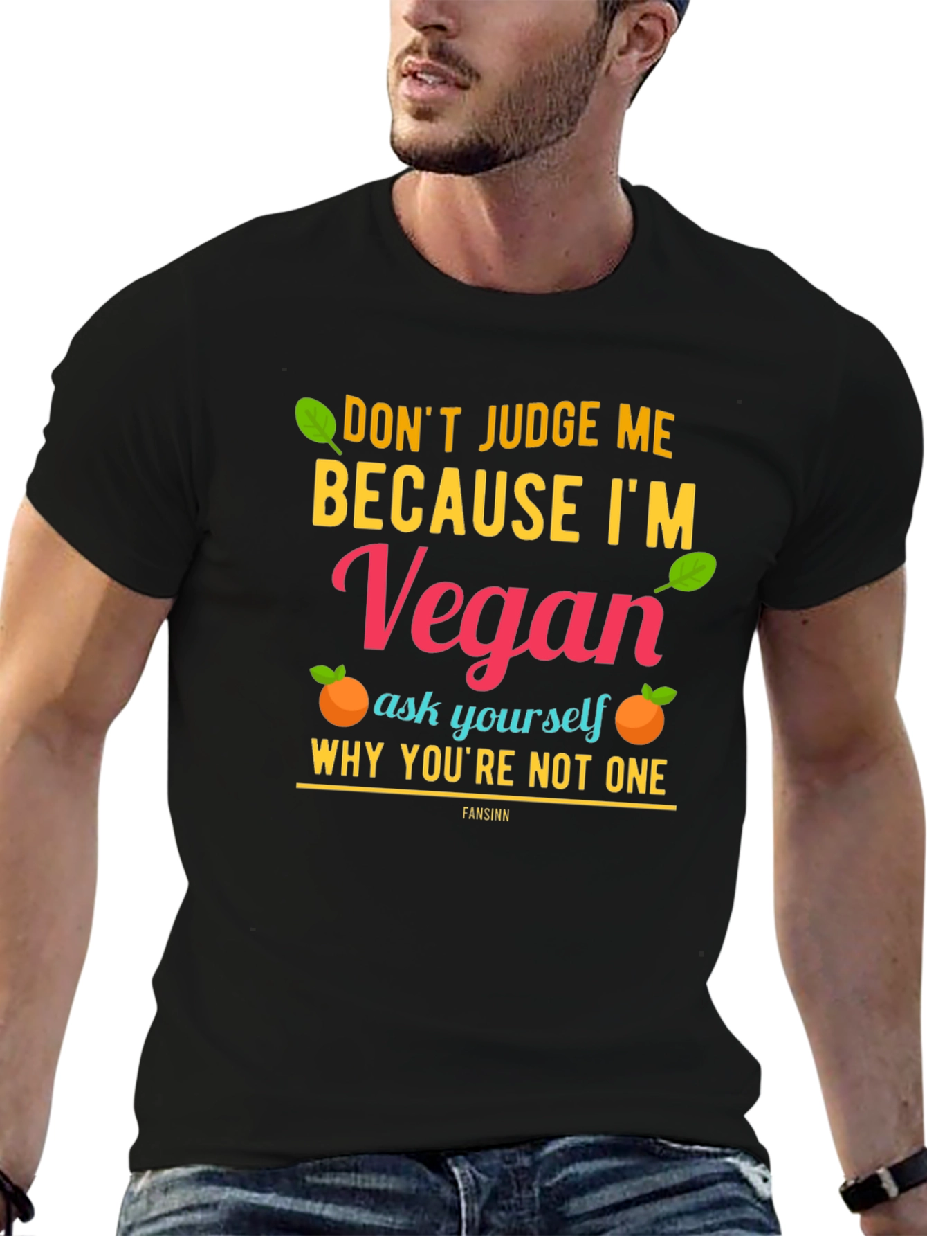 Vegan Statement T-Shirt - Judge Me Not Join Me!