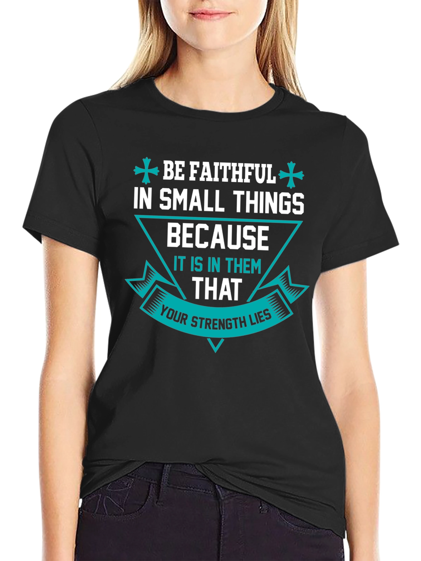 Be Faithful Graphic T-Shirt - Mens Black Tee